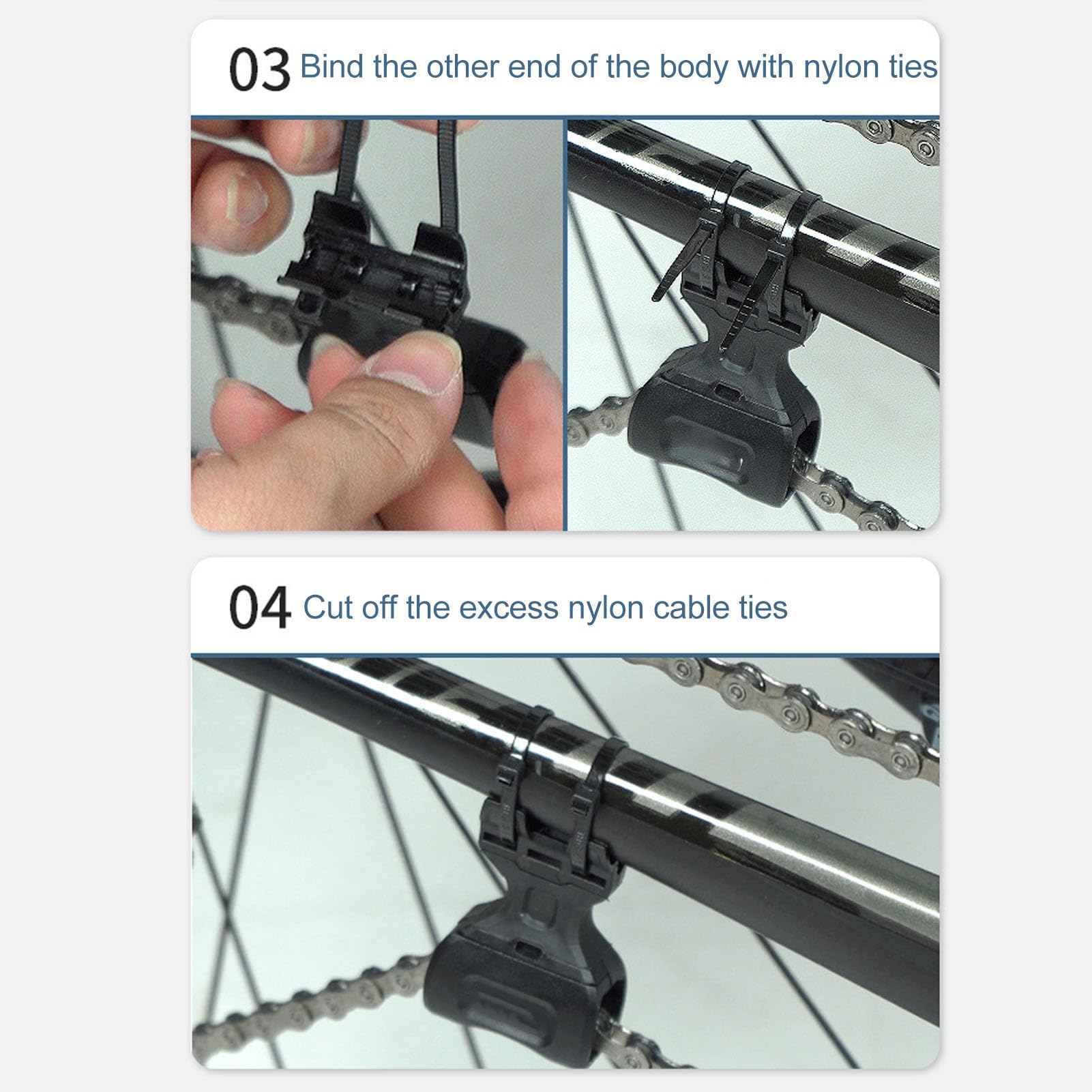 Mountain Bike Chain Tensioner - Anti-Drop Chain Retention Device for Bicycle Repair & Maintenance | Perfect for Trail Riding, Downhill & MTB Upgrades