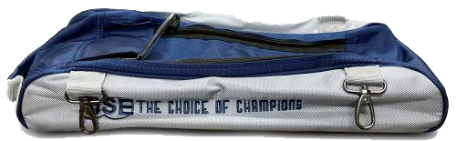 Vise Attachable Shoe Bag for Vise 3 Ball Tote - Navy/Silver - Perfect for Golf, Travel & Sports Equipment Storage