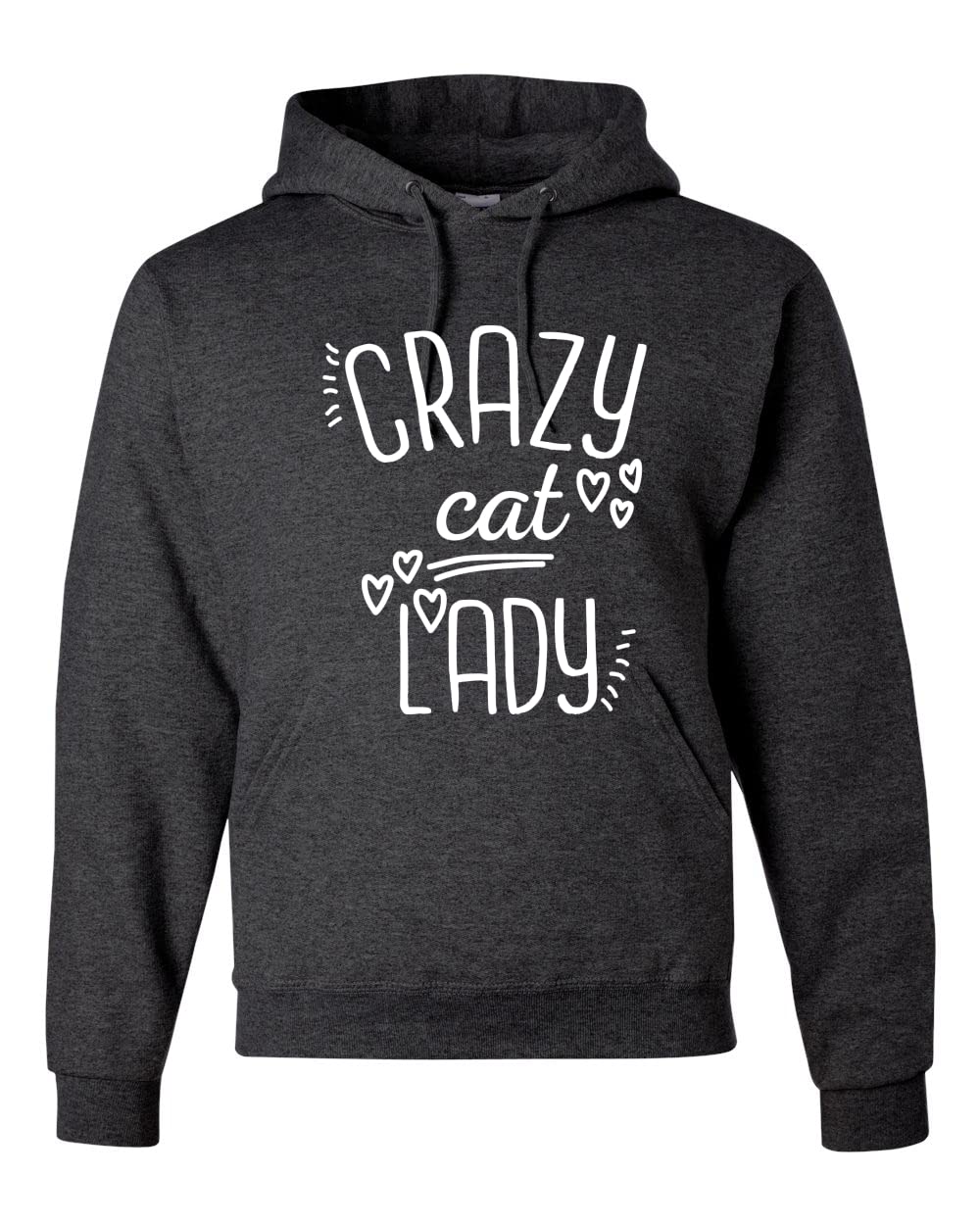 Wild Bobby Crazy Cat Lady Pop Culture Graphic Hoodie - Unisex Sweatshirt for Cat Lovers | Perfect for Casual Wear, Gifts & Fan Merchandise