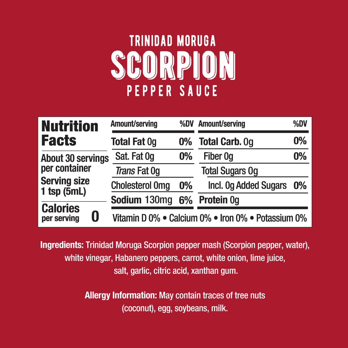 Melinda's Scorpion Pepper Hot Sauce - Gourmet Trinidad Moruga Scorpion Hot Sauce with Carrots, Onion & Lime Juice - Keto, Vegan, Gluten Free, Kosher Certified - 5oz Bottle (4-Pack) - Perfect for Tacos, Wings, Burgers & Spicy Food Lovers