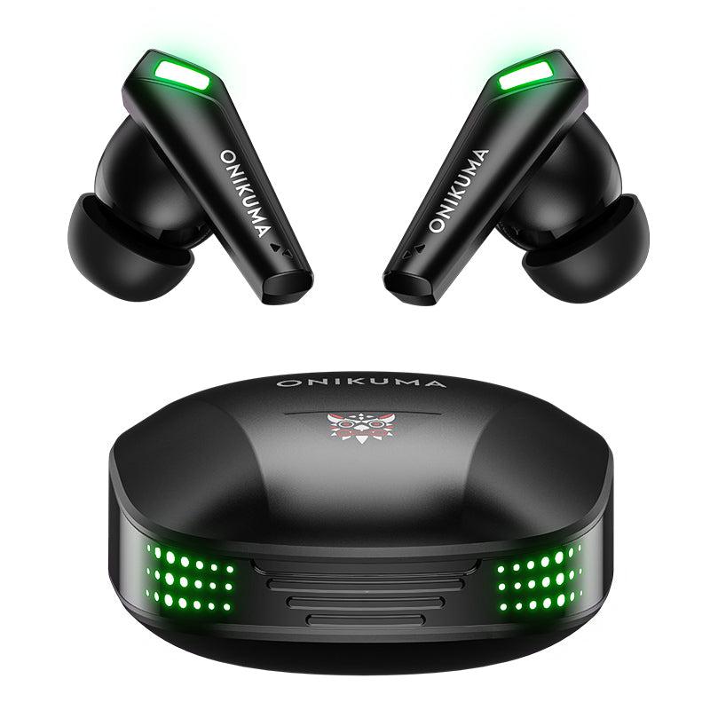 ONIKUMA T308 Wireless Bluetooth Earbuds with 40ms Low Latency & 10H Battery Life - Perfect for Gaming, Workouts, and Commuting