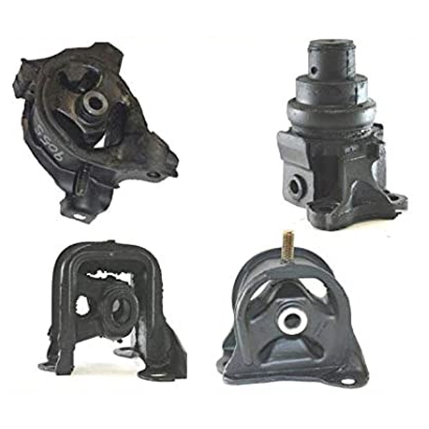 94-97 Honda Accord LX DX 2.2L 4pc Manual Transmission & Engine Motor Mount Kit - Compatible Replacement for Smooth Ride & Vibration Reduction - Perfect for DIY Repairs & Performance Upgrades