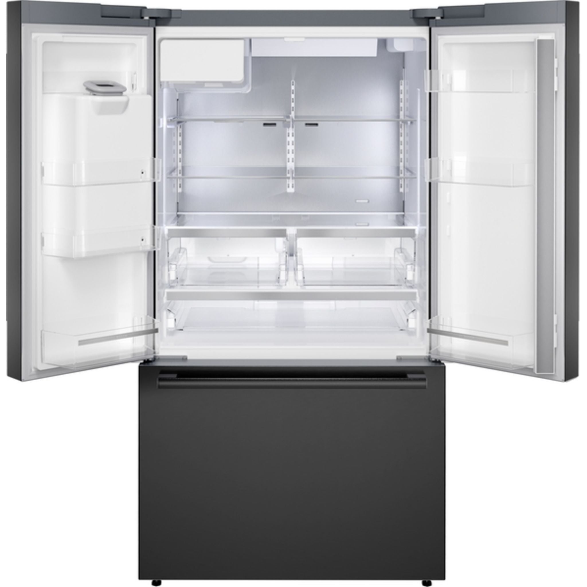 Bosch B36FD52SNB 36 Inch French Door Refrigerator - Black Stainless Steel, Energy Star Certified, Spacious Interior for Large Families - Perfect for Modern Kitchens & Open Floor Plans