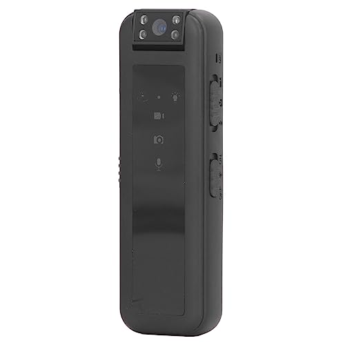 ViaGasaFamido Mini Body Camera 1080P HD - Wearable Pocket Video Recorder with LED Light for Outdoor Activities, Security, Evidence Recording | Perfect for Hiking, Fishing, Night Patrol & Undercover Operations