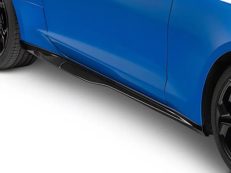 Gloss Black Rocker Panels for 2016-2024 Chevrolet Camaro - Side Skirts for Enhanced Style & Protection | Perfect for Car Shows, Racing & Daily Driving