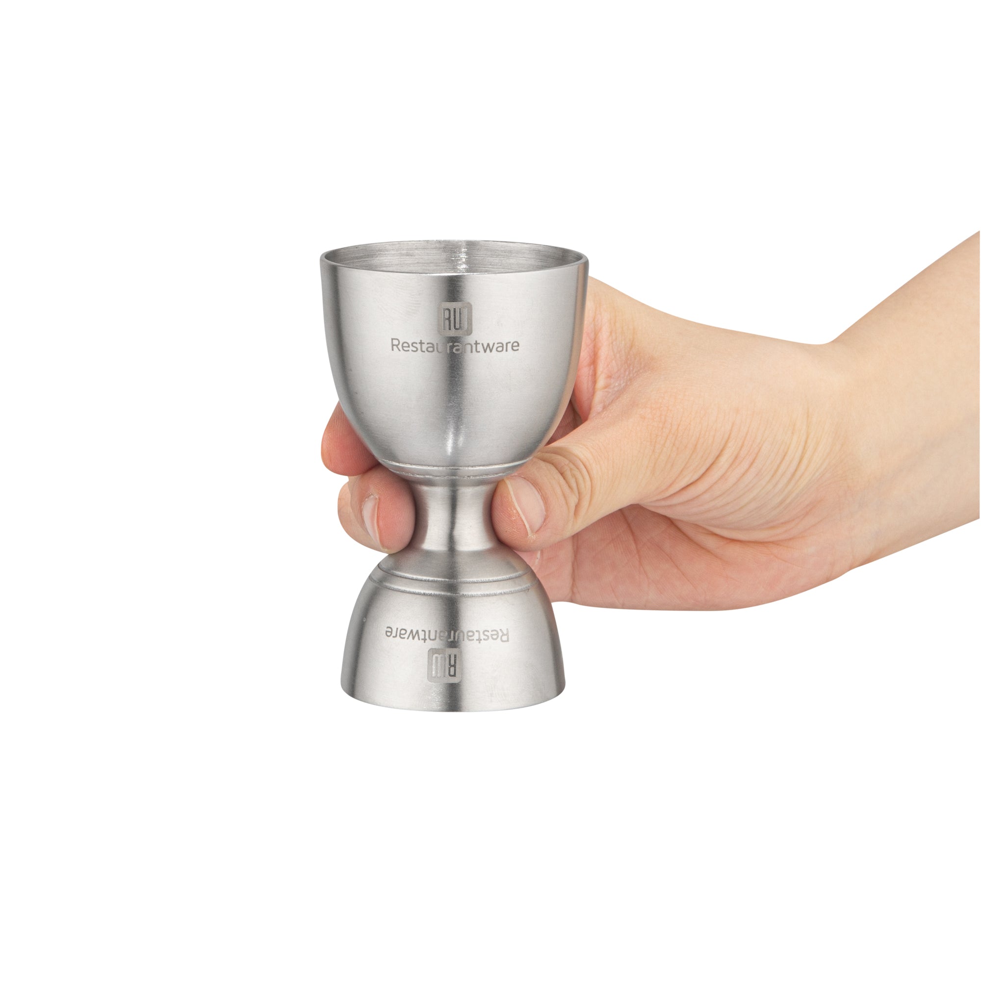 Premium 1 oz & 2 oz Stainless Steel Jigger for Cocktails - Bar Lux Professional Measuring Cup for Negroni, Martini & Mixology - Perfect for Home Bars & Professional Bartenders