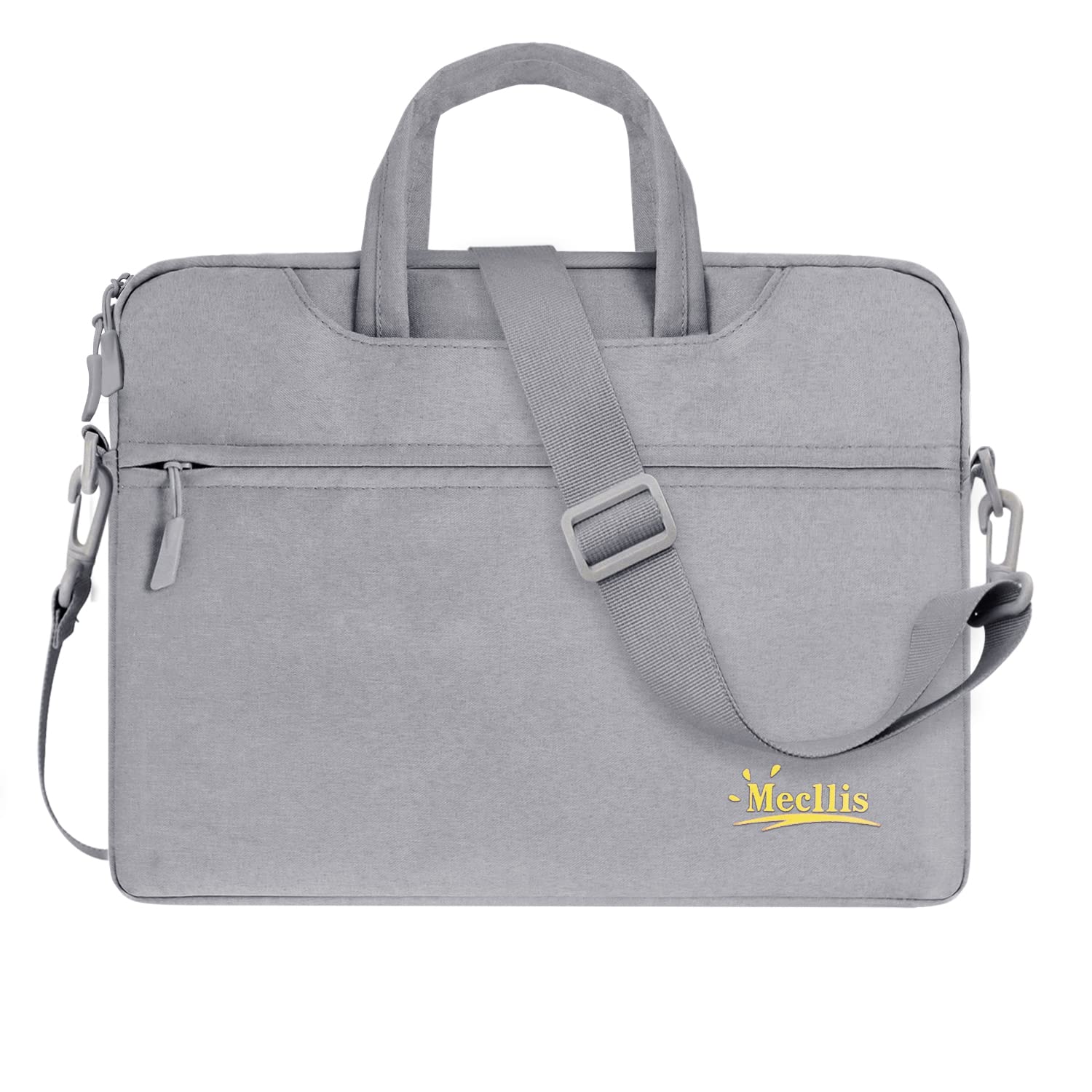 Waterproof 14/15.6 Inch Laptop Bag with Adjustable Shoulder Strap - Slim Computer Sleeve Case for MacBook, Dell, HP - Perfect for Business Travel, Work Commute & College Students