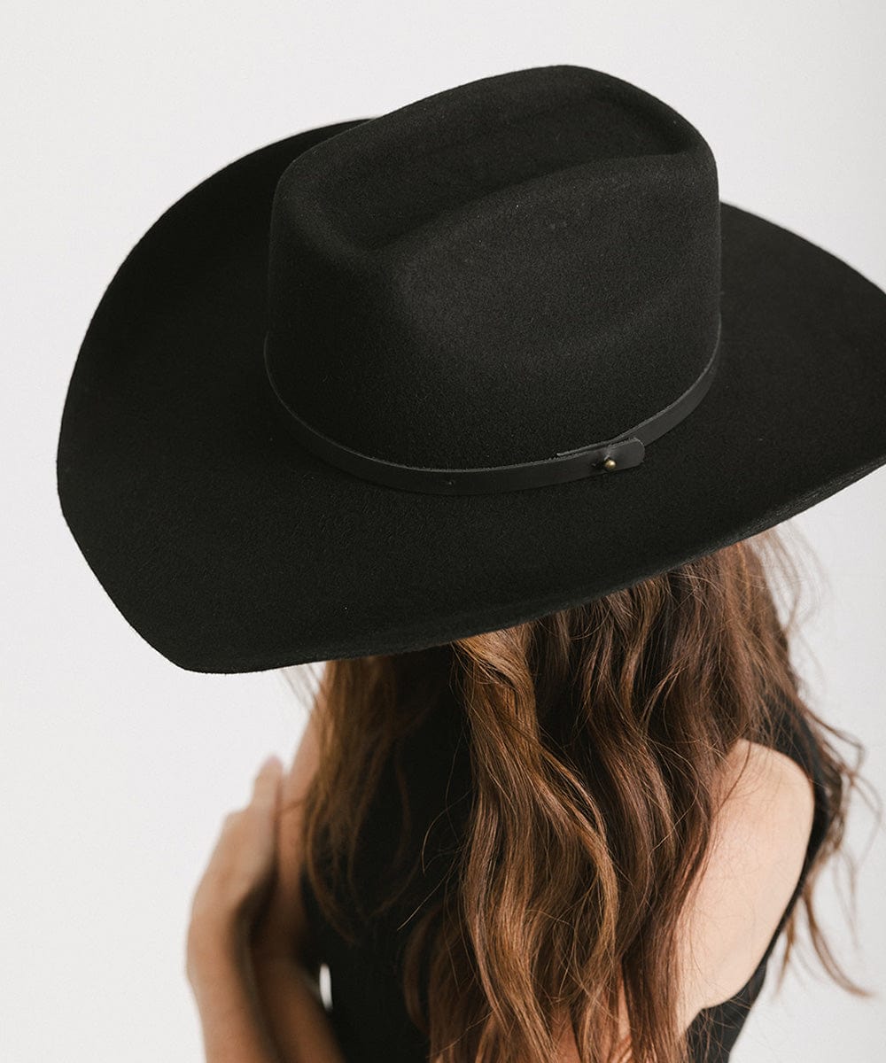 Shane Genuine Leather Cowboy Hat for Men & Women - Western Rodeo Style Sun Protection - Perfect for Country Music Festivals, Rodeos & Outdoor Adventures