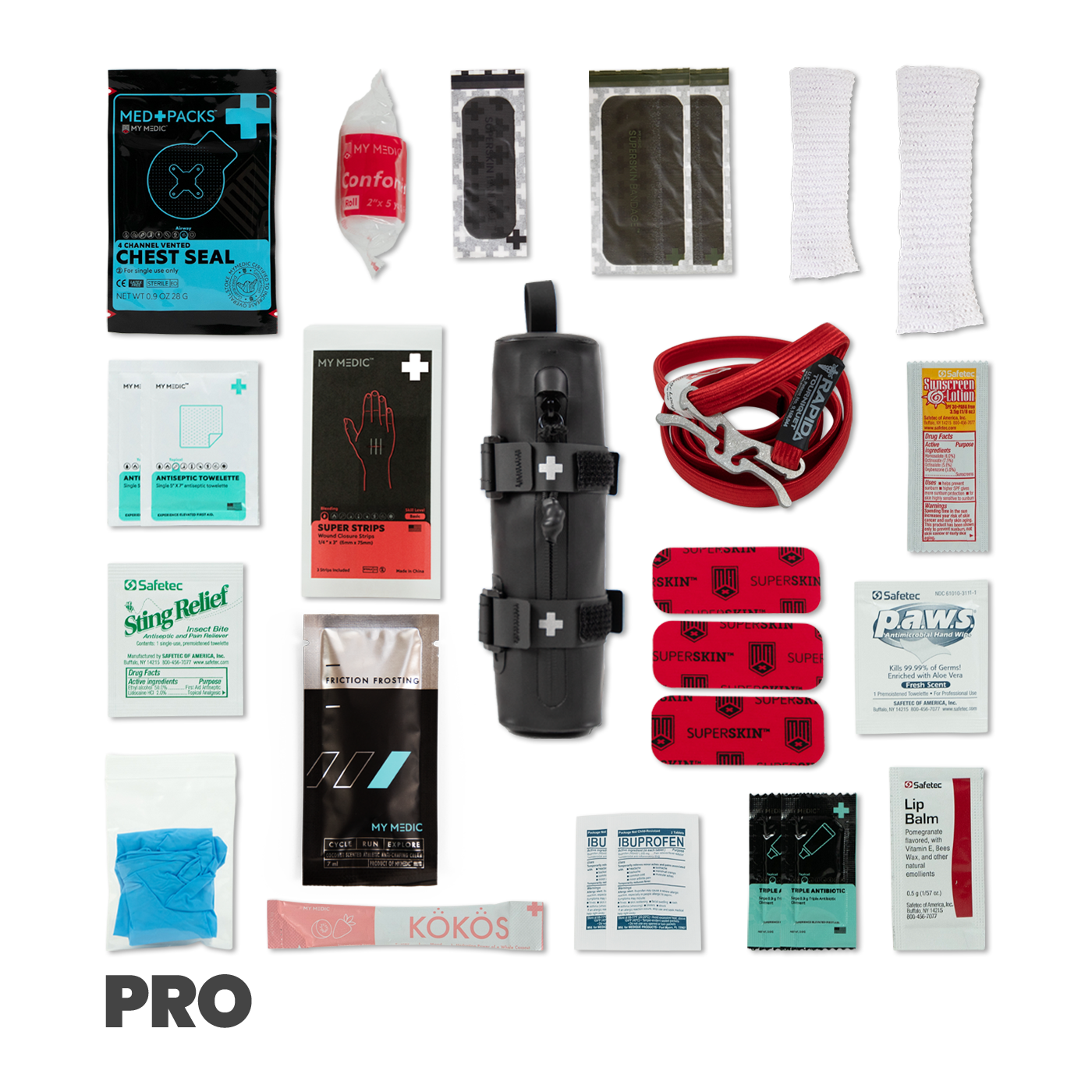 Premium Bike First Aid Kit - Compact & Essential Cycling Safety Gear for Road & Mountain Biking - Perfect for Emergency Repairs on Trails & Commutes