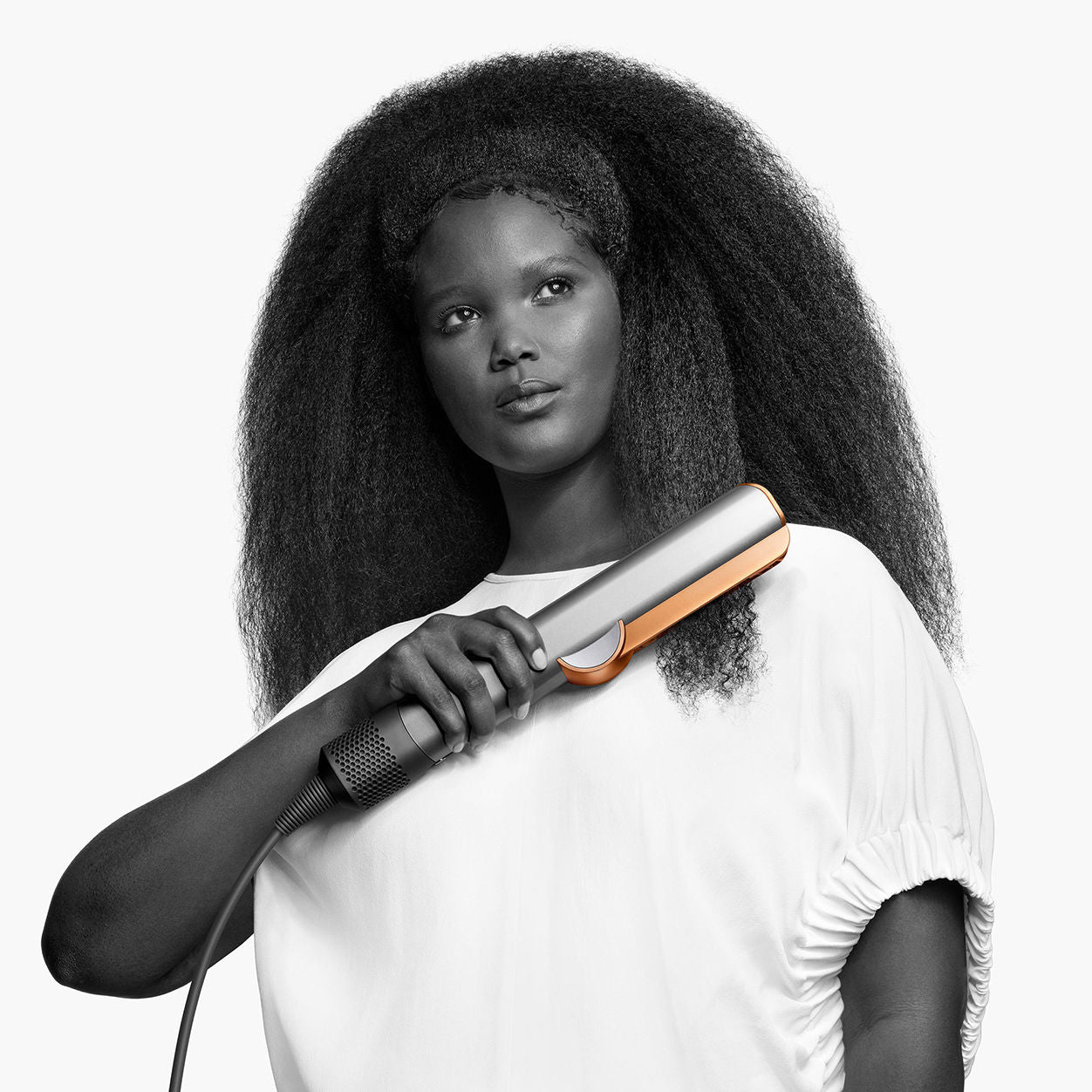 Professional Airstrait Hair Straightener - Ionic Ceramic Flat Iron for Frizz-Free Smoothing - Perfect for Home & Salon Styling