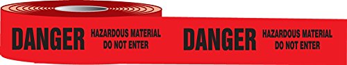 ACCUFORM Plastic Barricade Tape: Danger Caution Tape (MPT08) - Heavy Duty Safety Barrier for Construction Sites & Hazard Areas