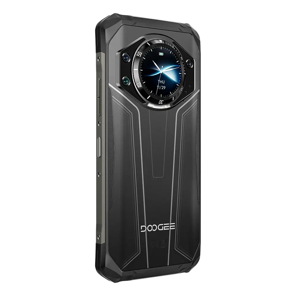 DOOGEE S119 Smartphone with Rear Display - 24GB RAM 512GB Storage, 10200mAh Battery, Android 14 - Rugged Phone for Outdoor Adventures, Work & Travel