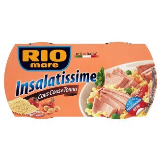 Rio Mare Insalatissime Cous Cous and Tuna Salad Kit - 2 Pack (160g Each) | Ready-to-Eat Mediterranean Meal for Lunch, Picnics & Quick Healthy Snacks