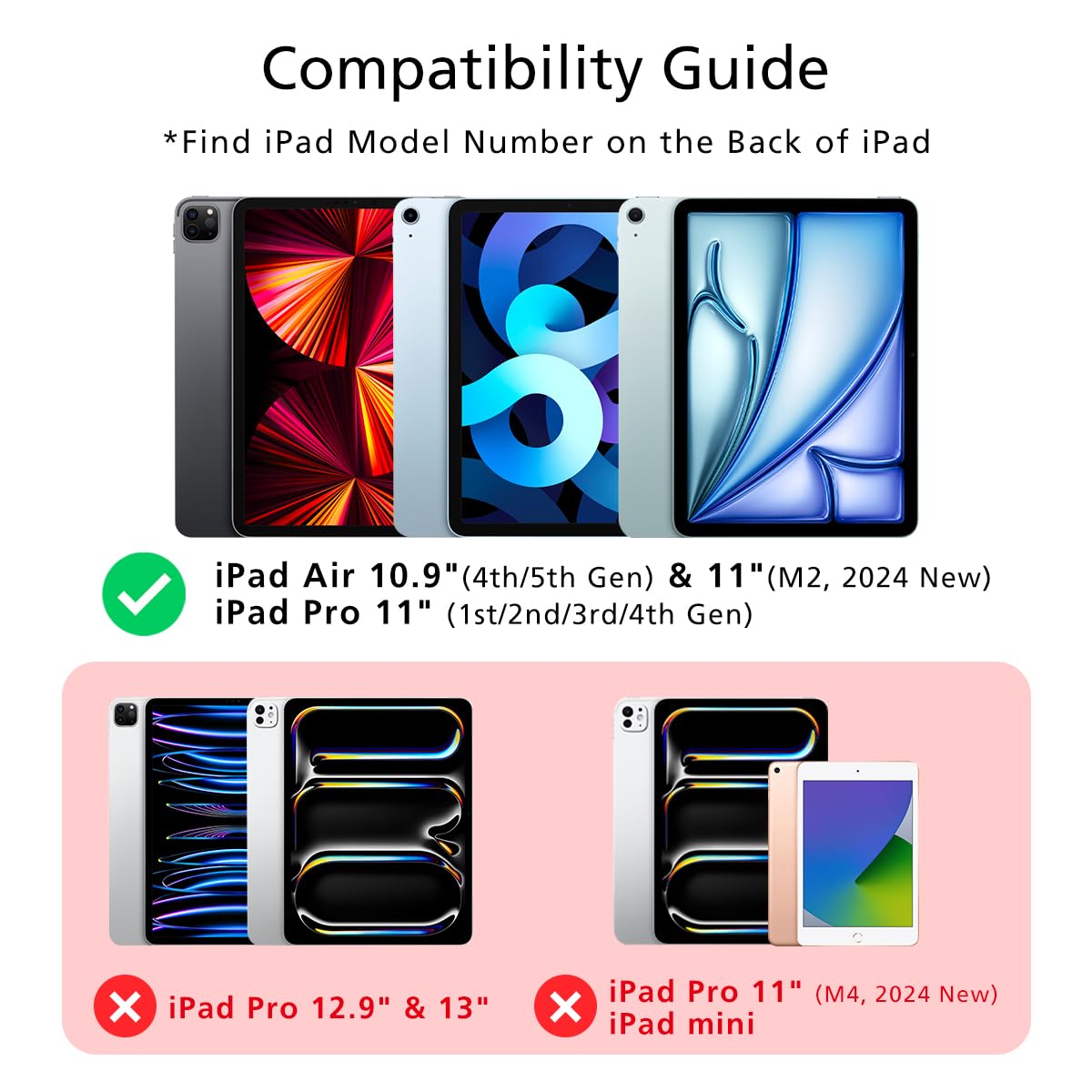 Premium Italian Leather Folio Case for iPad Air 11