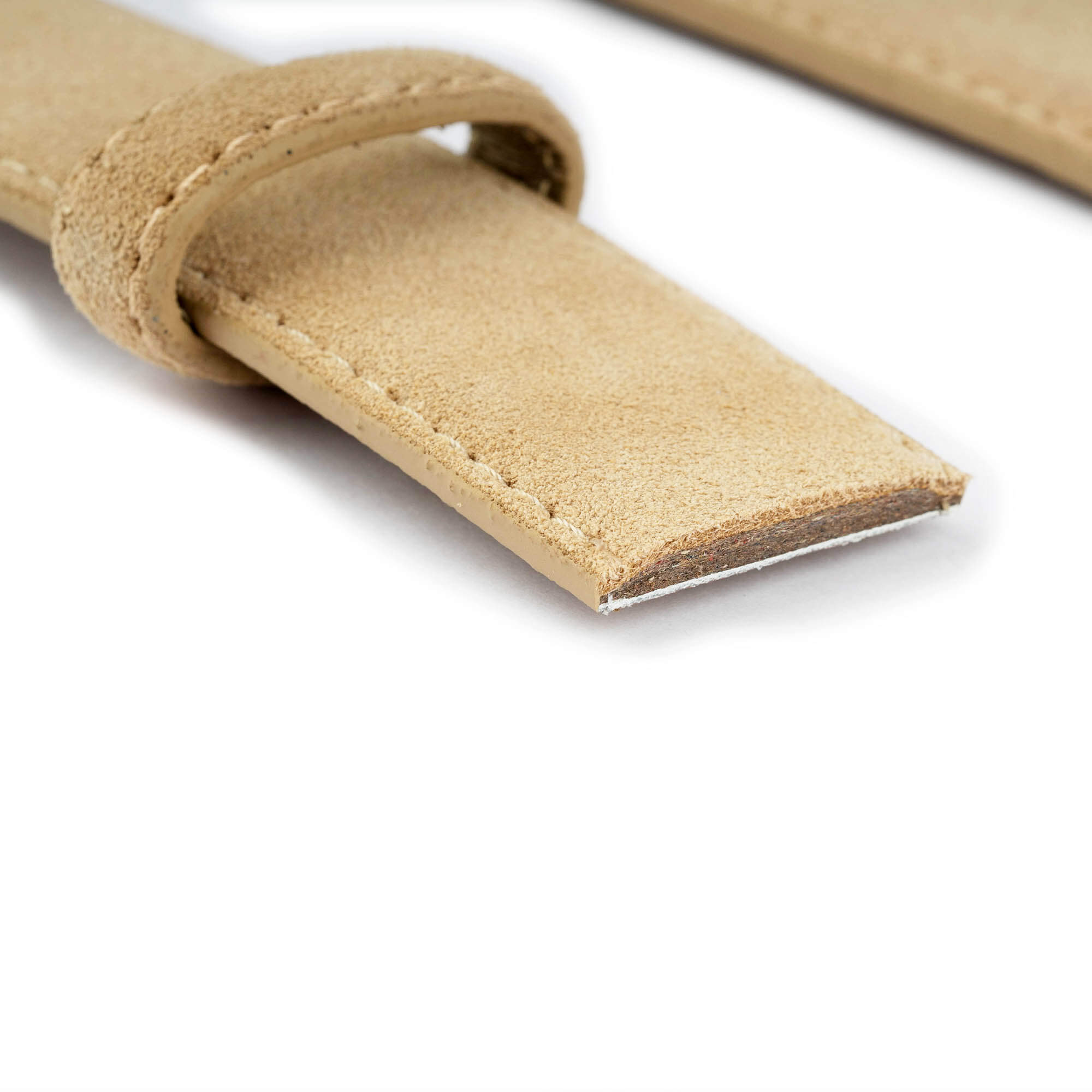 Beige Suede Replacement Leather Belt Strap for Cartier Buckles 35mm – Premium Fashion Accessory for Men & Women | Perfect for Casual, Office & Formal Wear