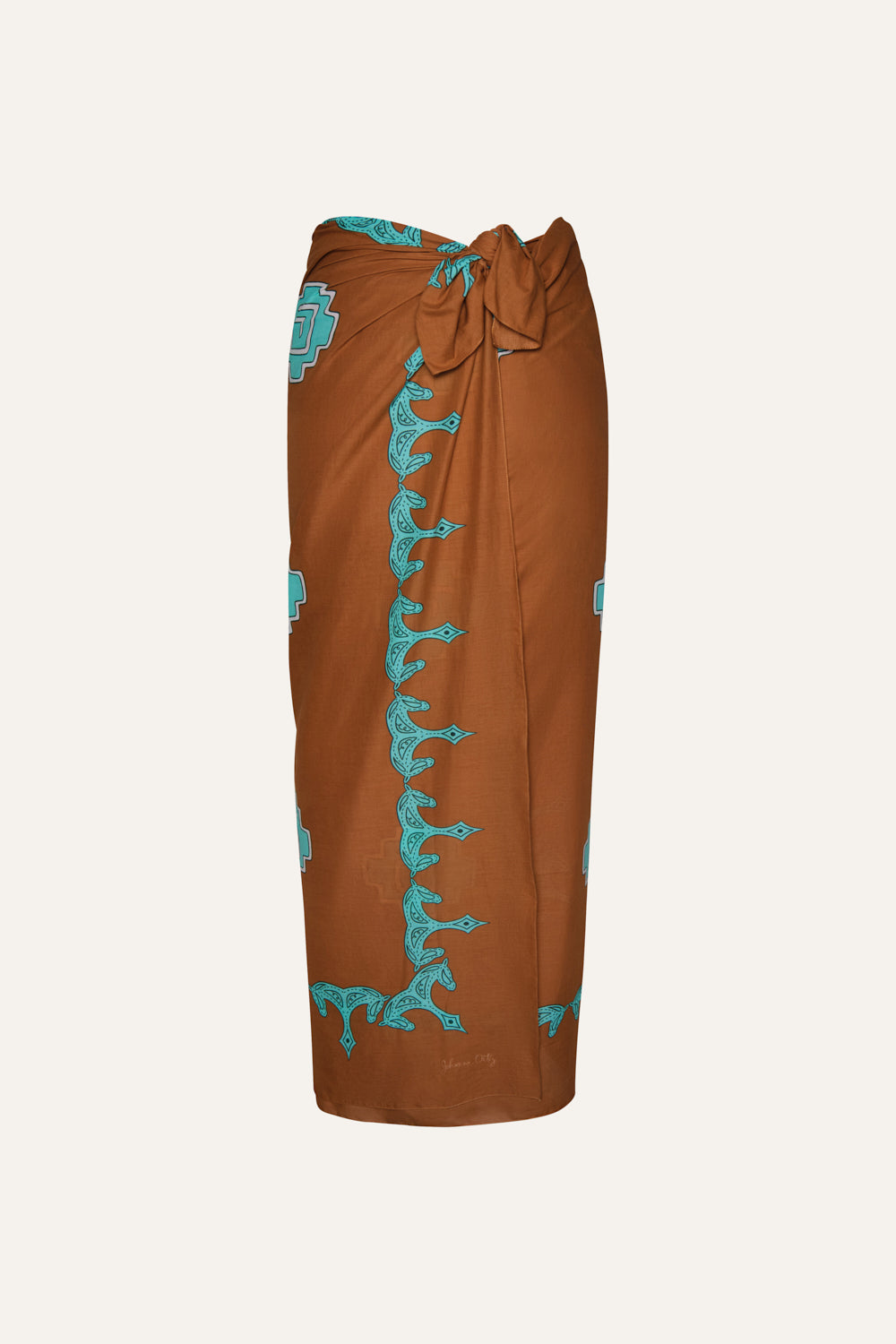 Elegant Medallion Print Pareo - Stylish Beach Wrap, Sarong & Cover-Up for Women - Perfect for Pool, Beach & Vacation Outfits