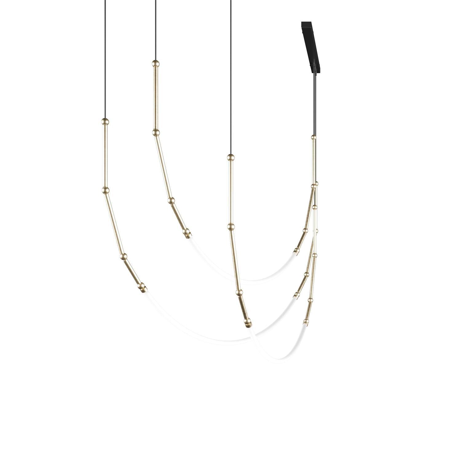 Elegant Leda Crystal Chandelier - Modern Ceiling Light Fixture for Dining Room, Living Room & Bedroom | Perfect for Home Decor & Wedding Venues