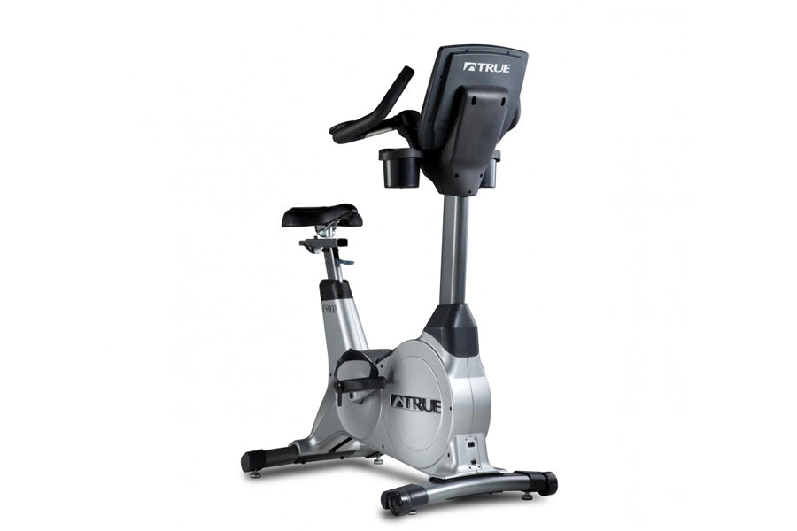 TRUE ES900 Upright Exercise Bike for Home Gym - Magnetic Resistance Indoor Cycling Bike with LCD Monitor, Adjustable Seat & Quiet Operation - Perfect for Cardio Workouts, Weight Loss & Fitness Training