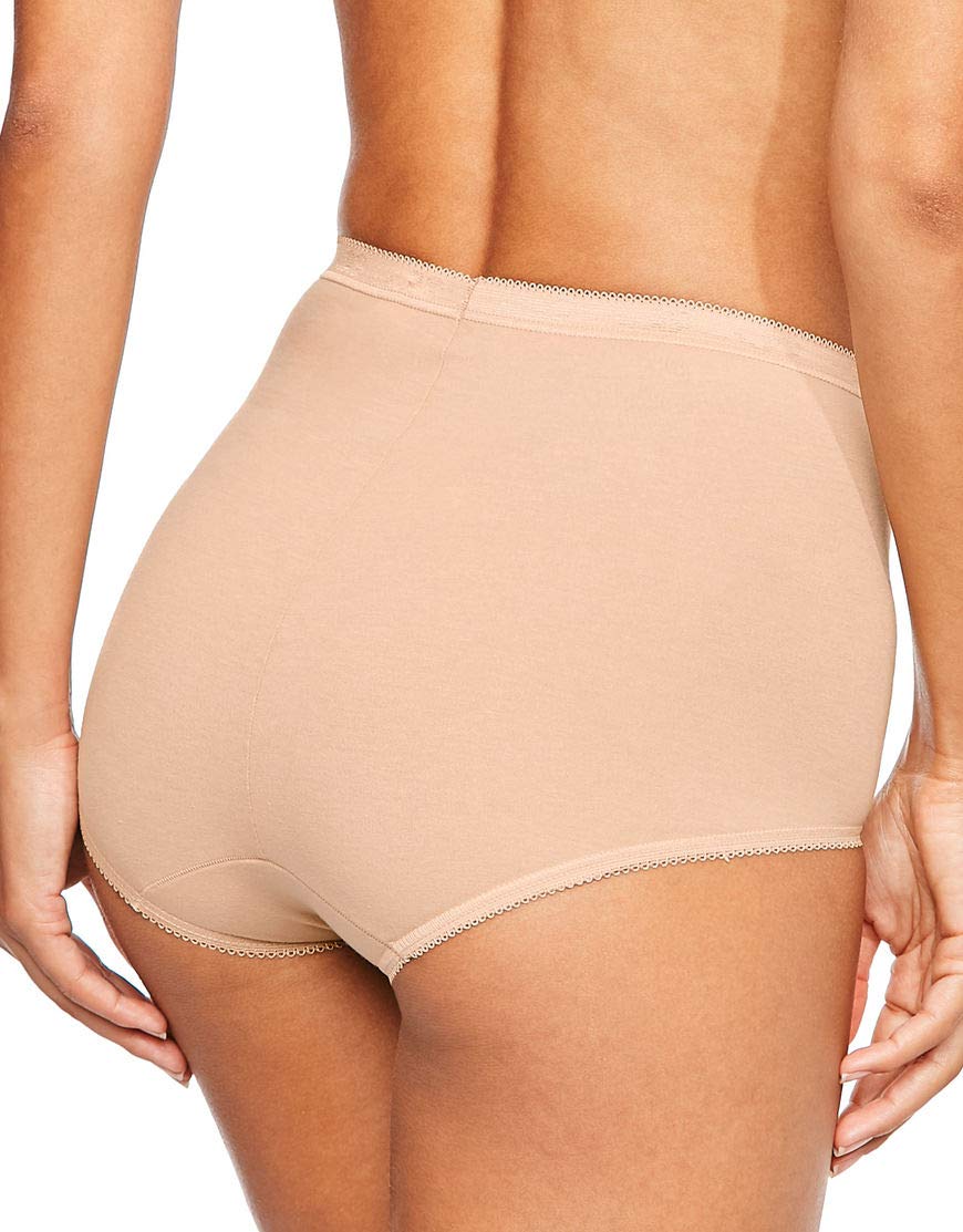 Sloggi Women's 3-Pack Zero Feel High Waisted Cheeky Cotton Underwear - Soft Comfortable Panties for Ladies, Seamless Maxi Briefs - Perfect for Everyday Wear, Yoga & Travel