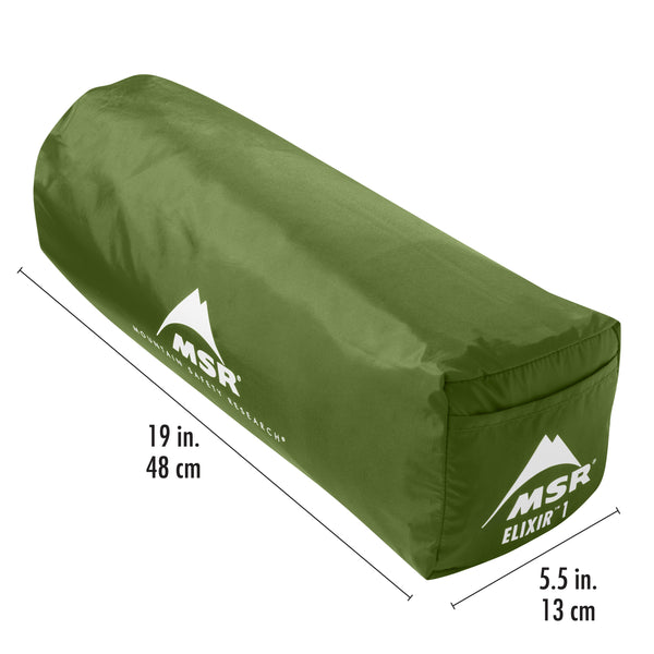 MSR Elixir 1-Person Backpacking Tent - Lightweight 3-Season Waterproof Camping Tent for Hiking, Mountaineering & Outdoor Adventures