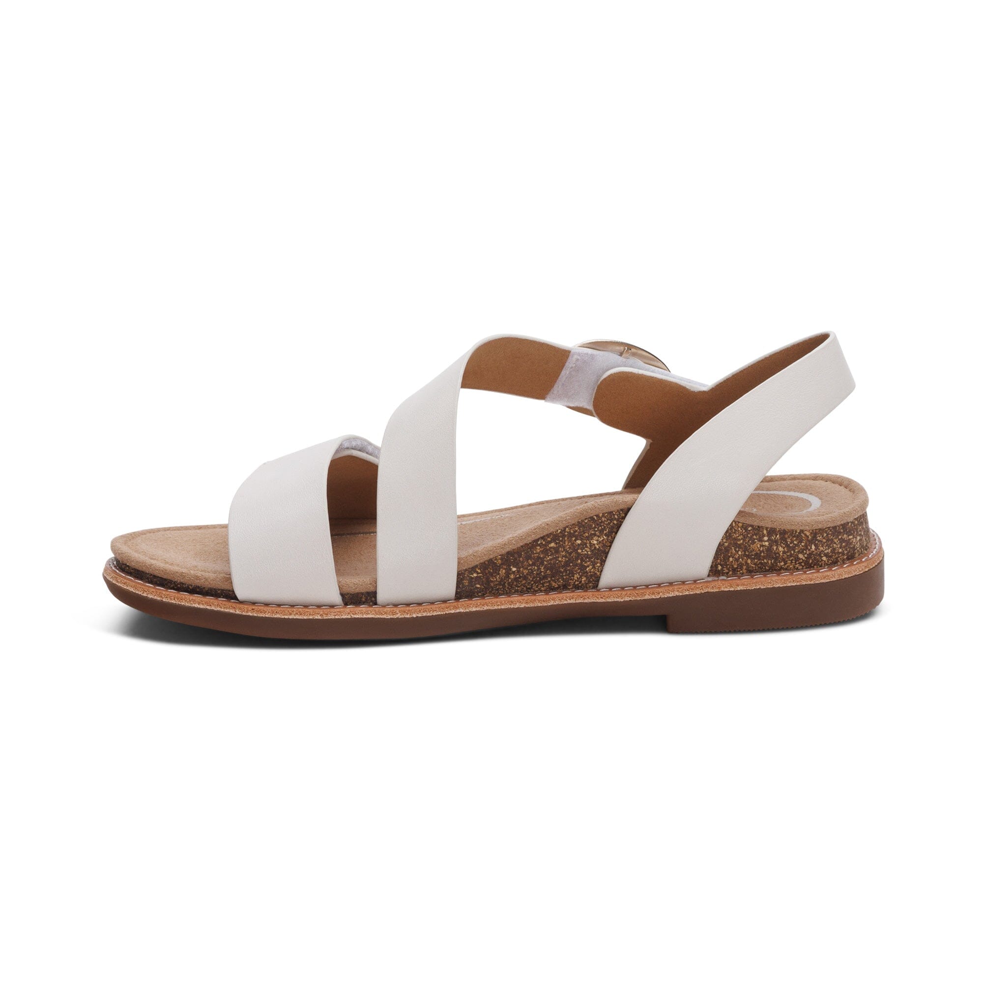AETREX Tamara Asymmetrical Quarter Strap Sandals for Women - Comfortable Walking Shoes for Casual Outings & Summer Vacations