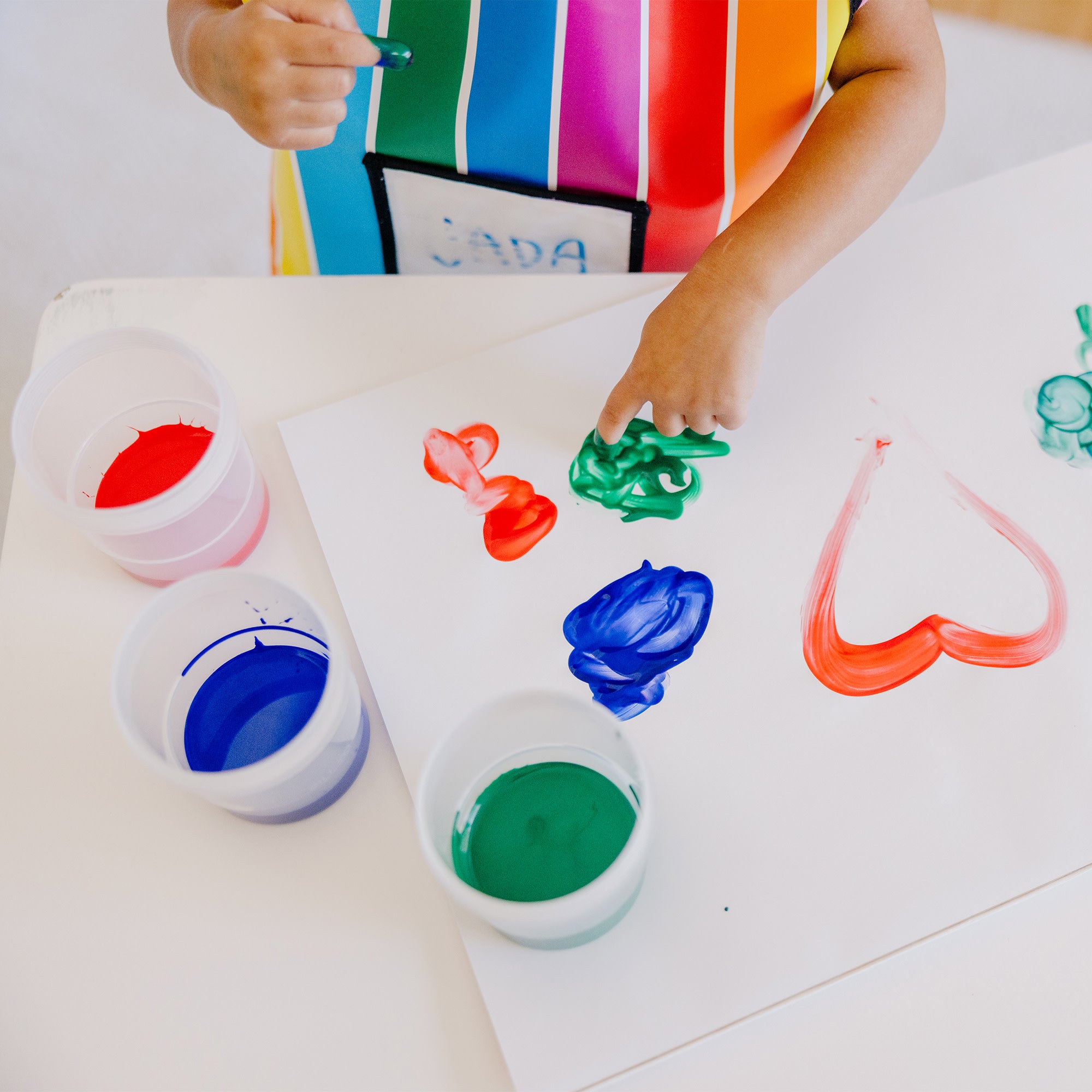 Non-Toxic Finger Paint Paper Pad 2 Pack - Washable Art Paper for Kids, Toddlers & Preschoolers - Perfect for Classroom, Home & Creative Play Activities