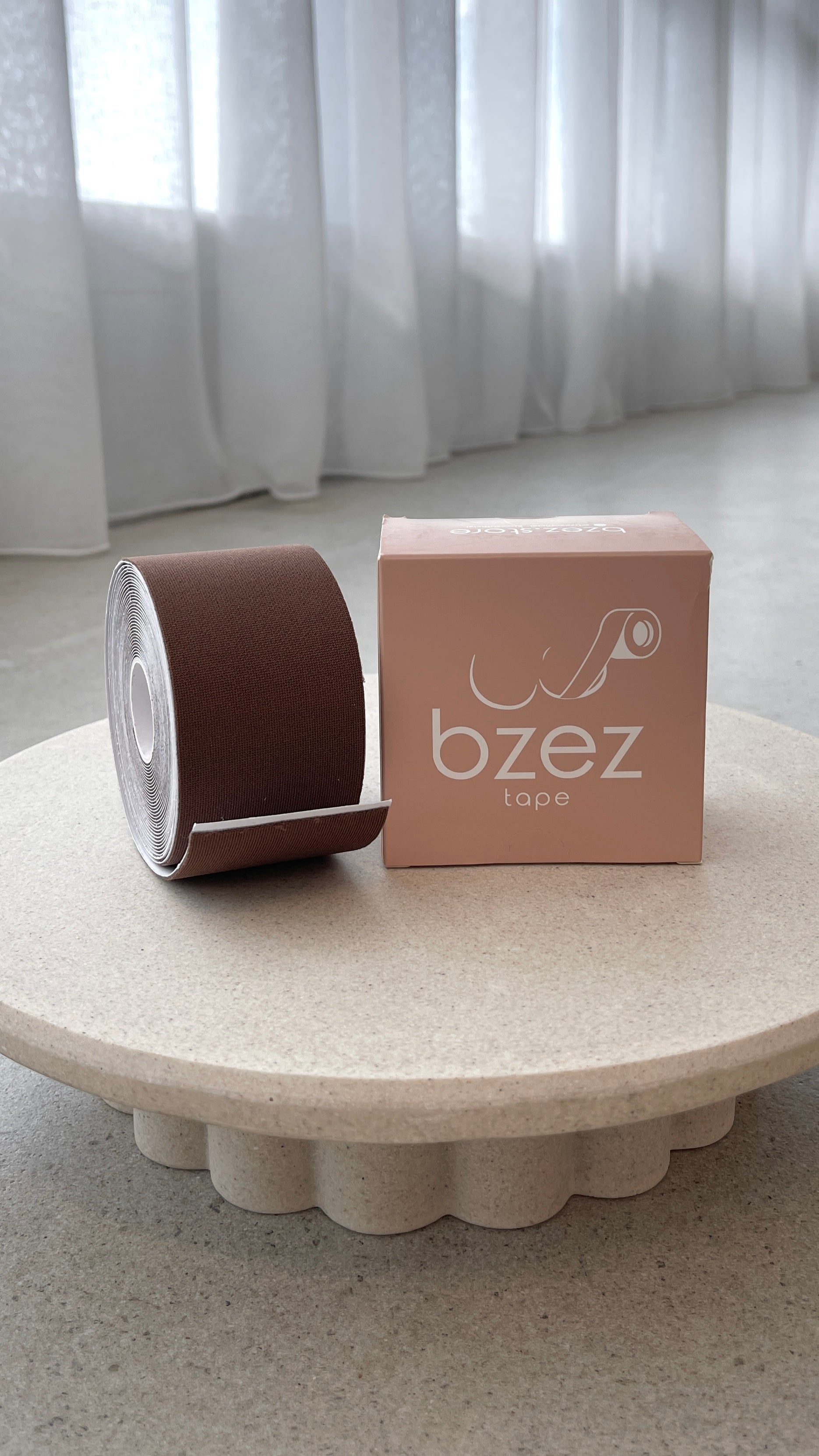 Bzez Tape Mocha - Premium Adhesive Tape for Packaging, Shipping, and DIY Projects - Strong, Durable, and Versatile for Home, Office, and Crafting Use