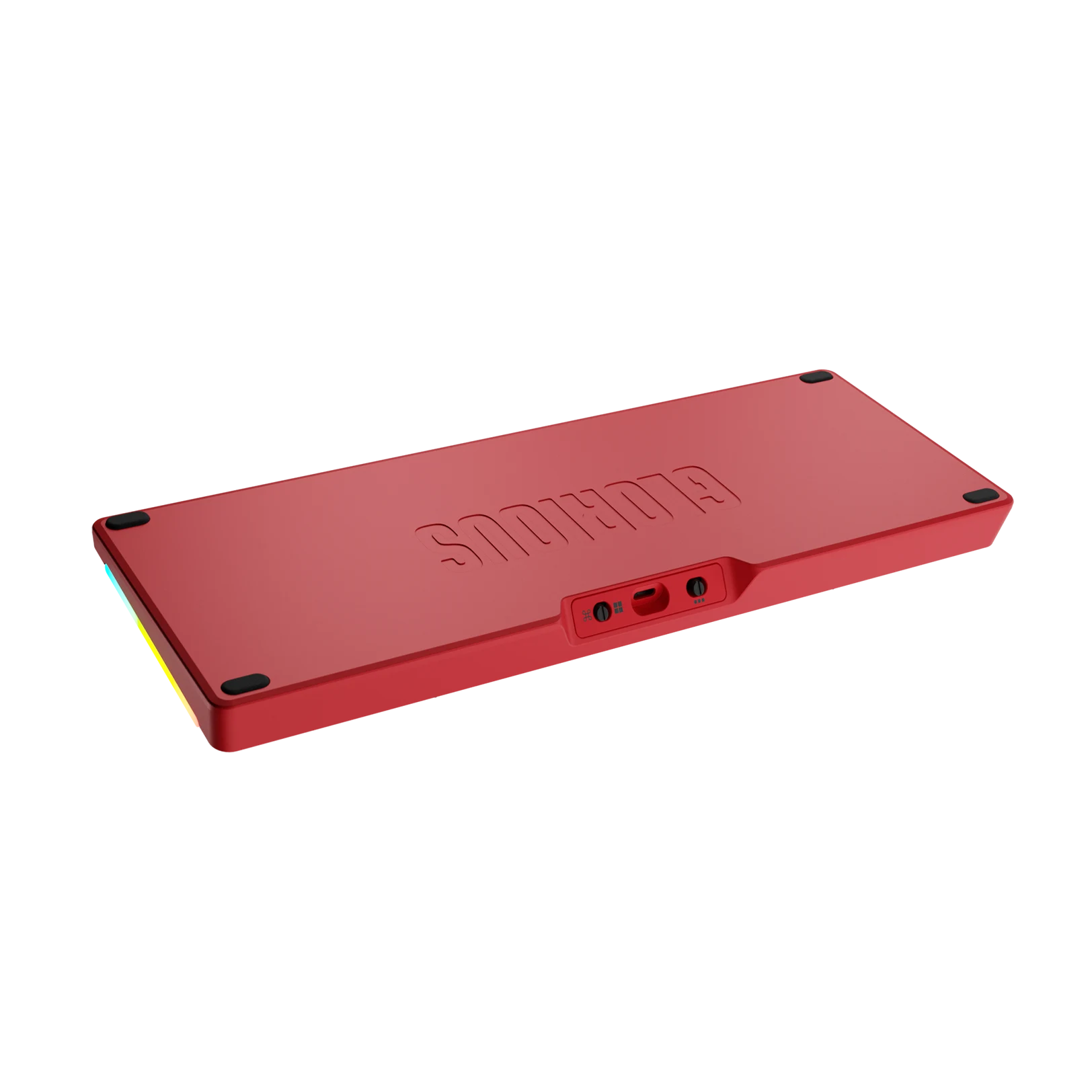 GMMK 3 65% Mechanical Keyboard Bottom Case - Limited Edition Metal Punk Red | Durable Aluminum Frame for Gaming & Typing Enthusiasts | Perfect for PC Setup, Office Work & Esports Tournaments