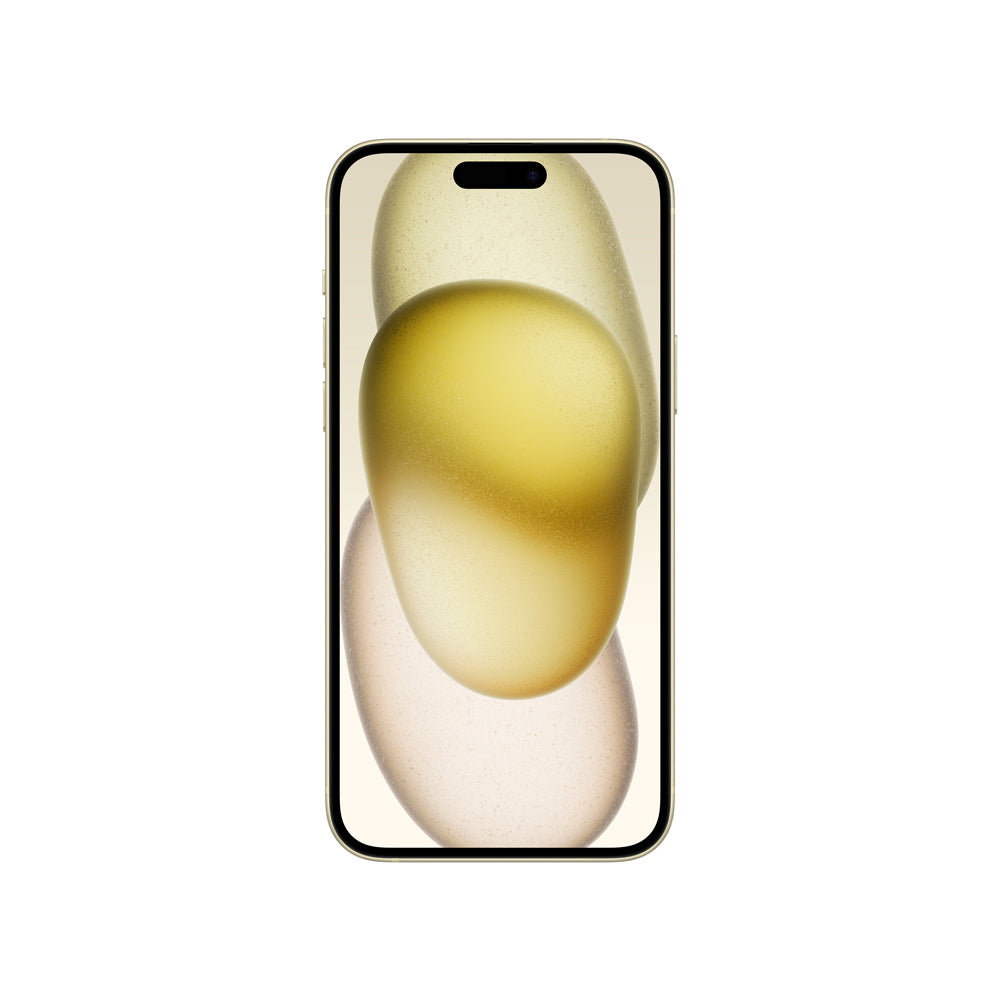 iPhone 15 Plus 128GB Yellow - Latest Smartphone with A16 Bionic Chip, Super Retina XDR Display | Perfect for Work, Travel & Entertainment