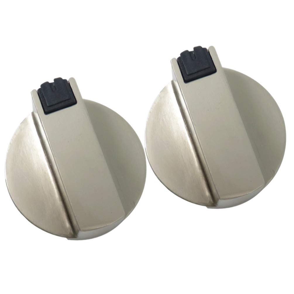 **Hemoton 2-Pack Zinc Alloy Gas Stove Knobs - Durable Oven Control Knobs for Gas Cooktops, Stove Burners & Kitchen Appliances - Perfect for Replacement & Home Cooking**