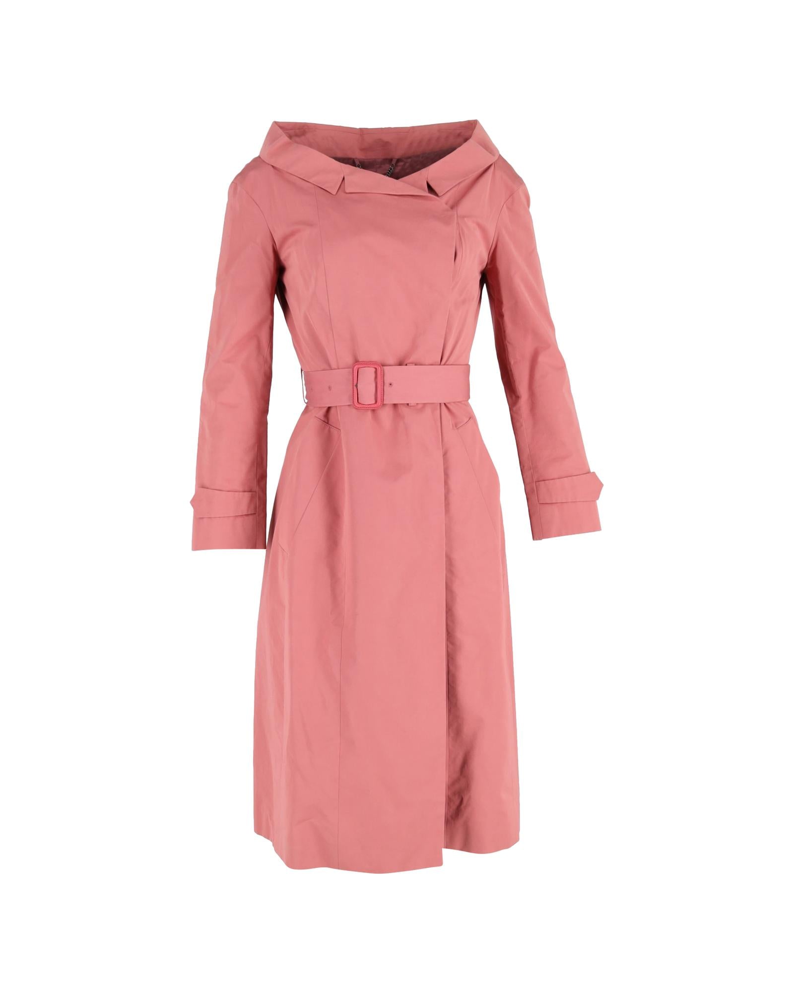 Stylish Women's Belted Trench Coat - Classic Waterproof Raincoat with Adjustable Waist | Perfect for Office, Travel & Fall Fashion