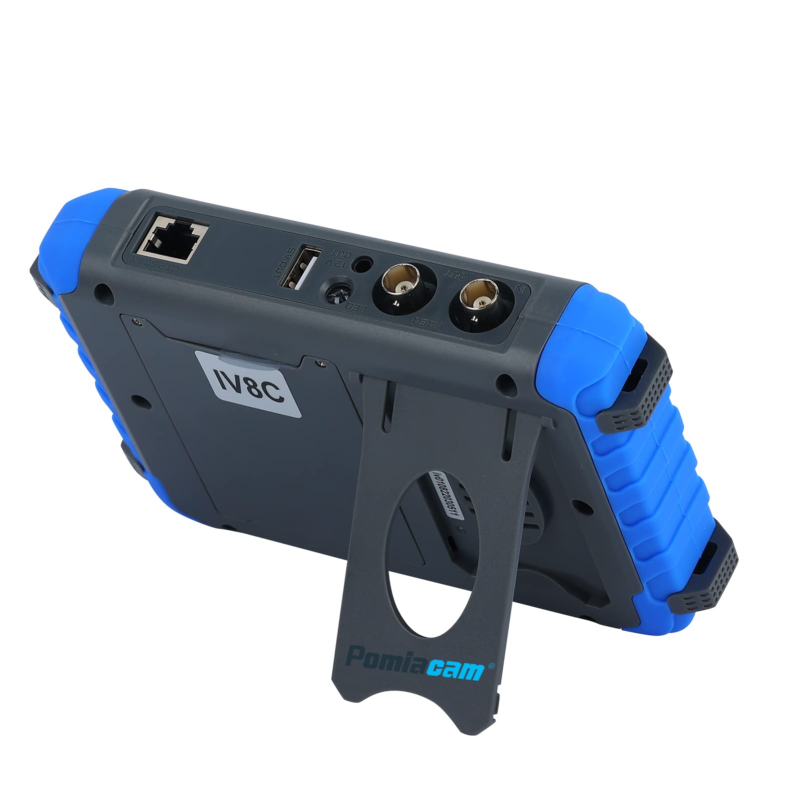 HD Coaxial CCTV Camera Tester - 5inch Screen Monitor for 8MP CVBS/AHD/TVI/CVI 4-in-1 Video Testing with PTZ Controller | Security System Installation & Maintenance Tool
