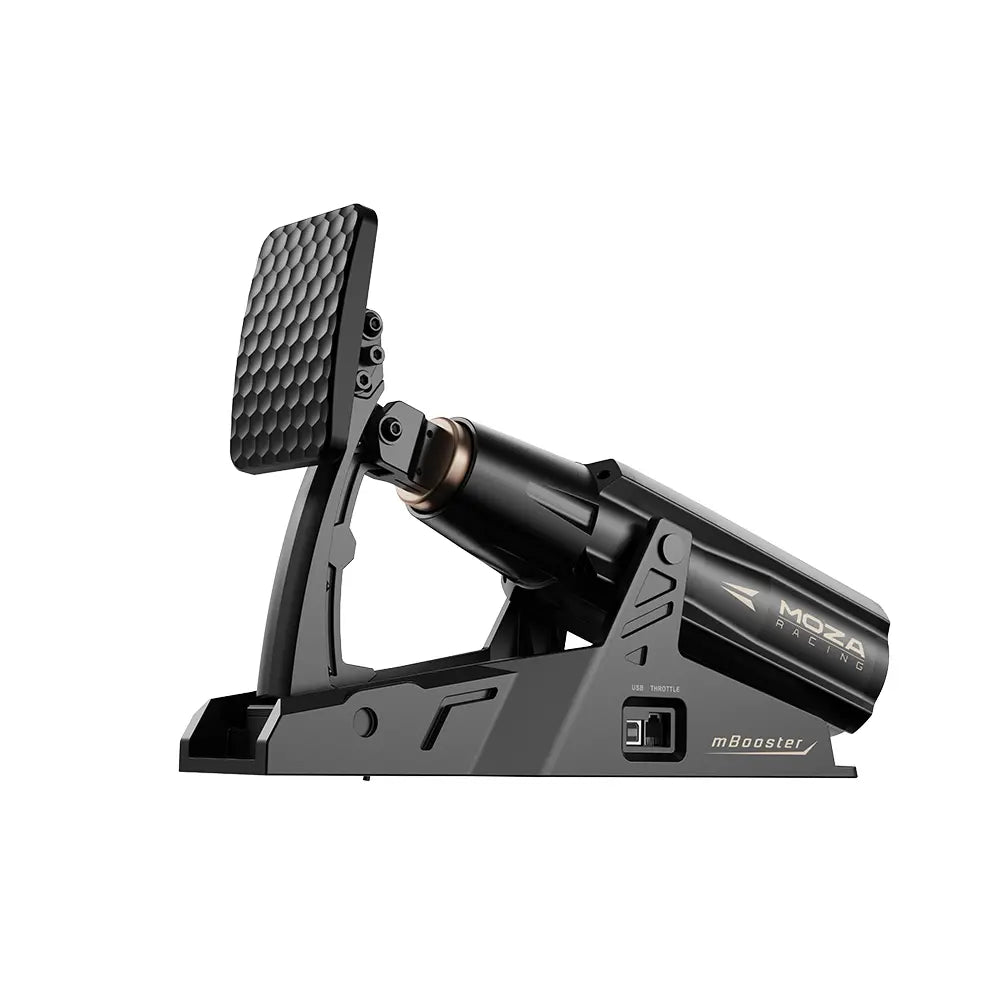 MOZA Racing mBooster Active Pedal - High-Performance Racing Pedal for Sim Racing Enthusiasts | Perfect for PC, PS5, Xbox & VR Gaming Setups