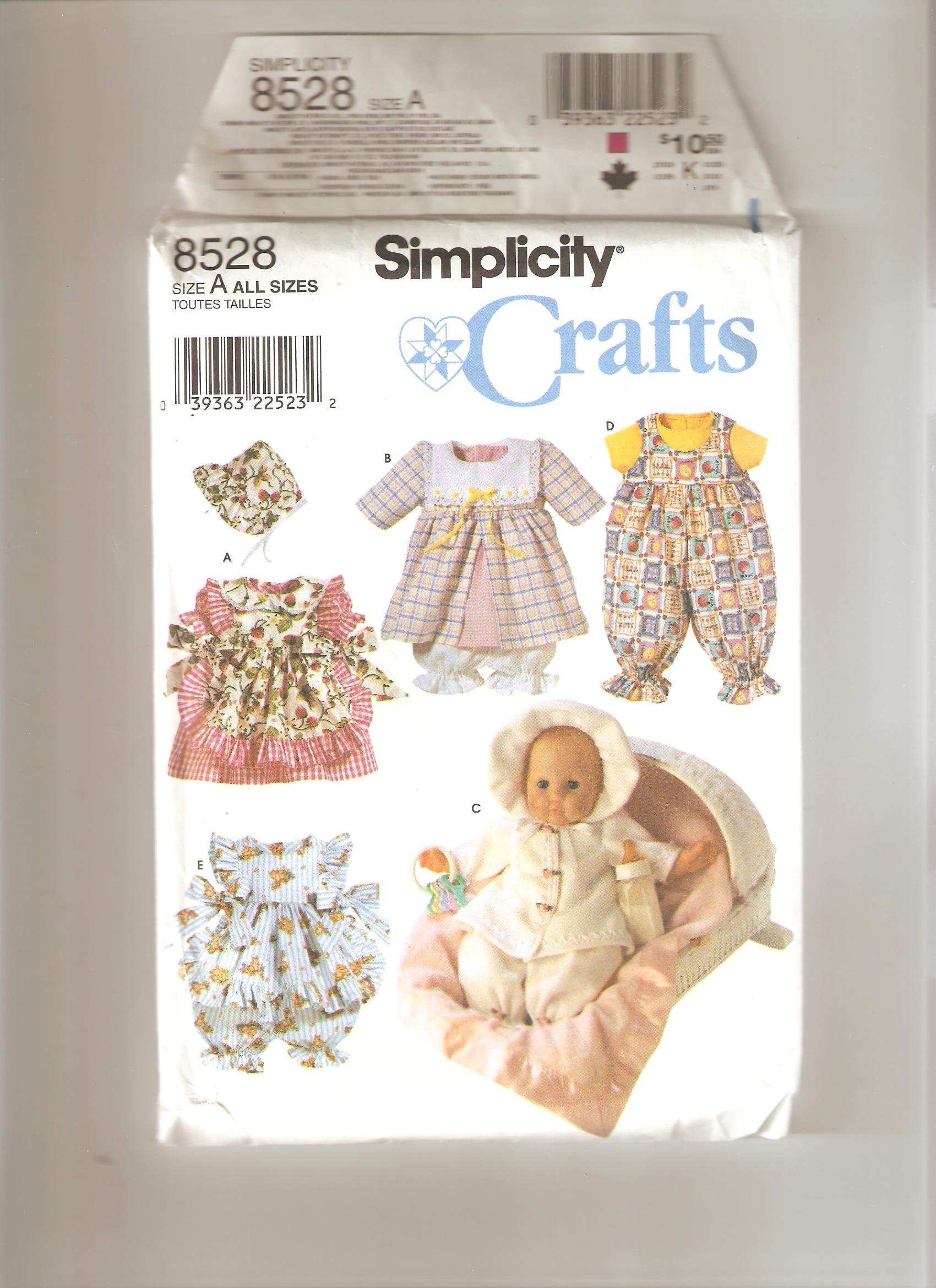 Simplicity Crafts Pattern 8528 - Multi-Size Sewing Pattern (Sizes A-Z) for Dresses, Skirts & Blouses | Perfect for DIY Fashion & Costume Making