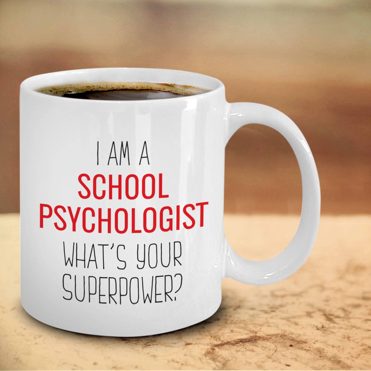 Funny School Psychologist Coffee Mug - Perfect Gift for Psychology Teachers & Counselors - Ideal for Office Decor, Therapy Sessions & Daily Coffee Breaks