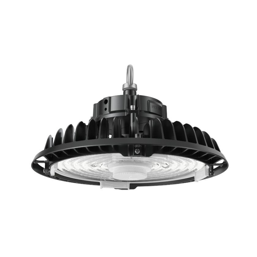 120W/96W/72W Selectable LED High Bay Light - IP65 Waterproof, Tri-Color Temperature (3000K/4000K/5000K) - Ideal for Warehouses, Factories & Commercial Spaces