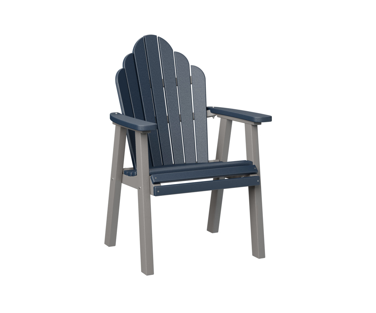 Berlin Gardens Cozi Back Dining Chair - Comfortable Patio & Outdoor Dining Chair for Garden, Deck, and Restaurant Use