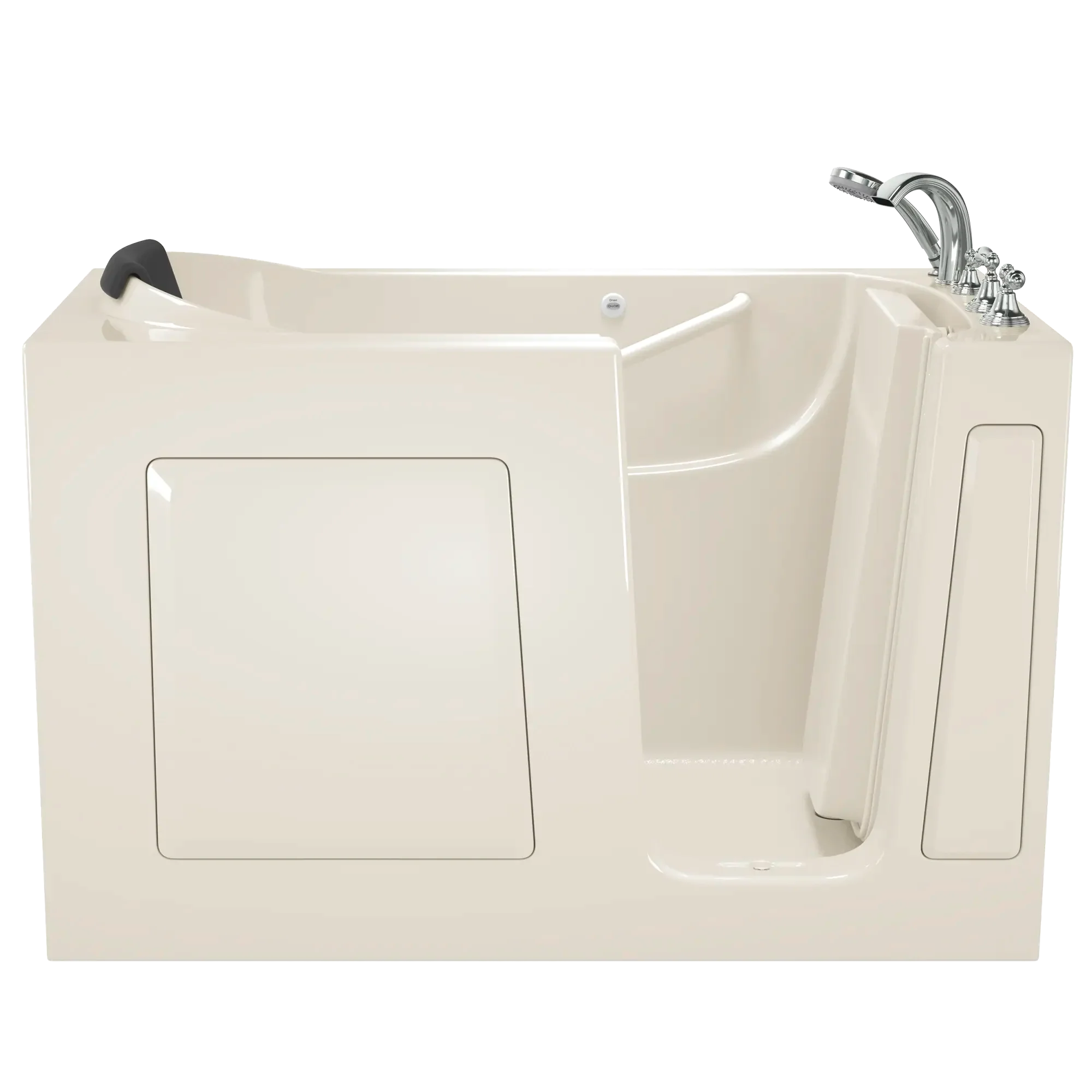 Premium 30 x 60 Inch Gelcoat Walk-in Bathtub with Soaker System - Right Hand Drain & Faucet - Ideal for Elderly & Mobility Impaired Users - ADA Compliant Safety Tub for Relaxation & Hydrotherapy
