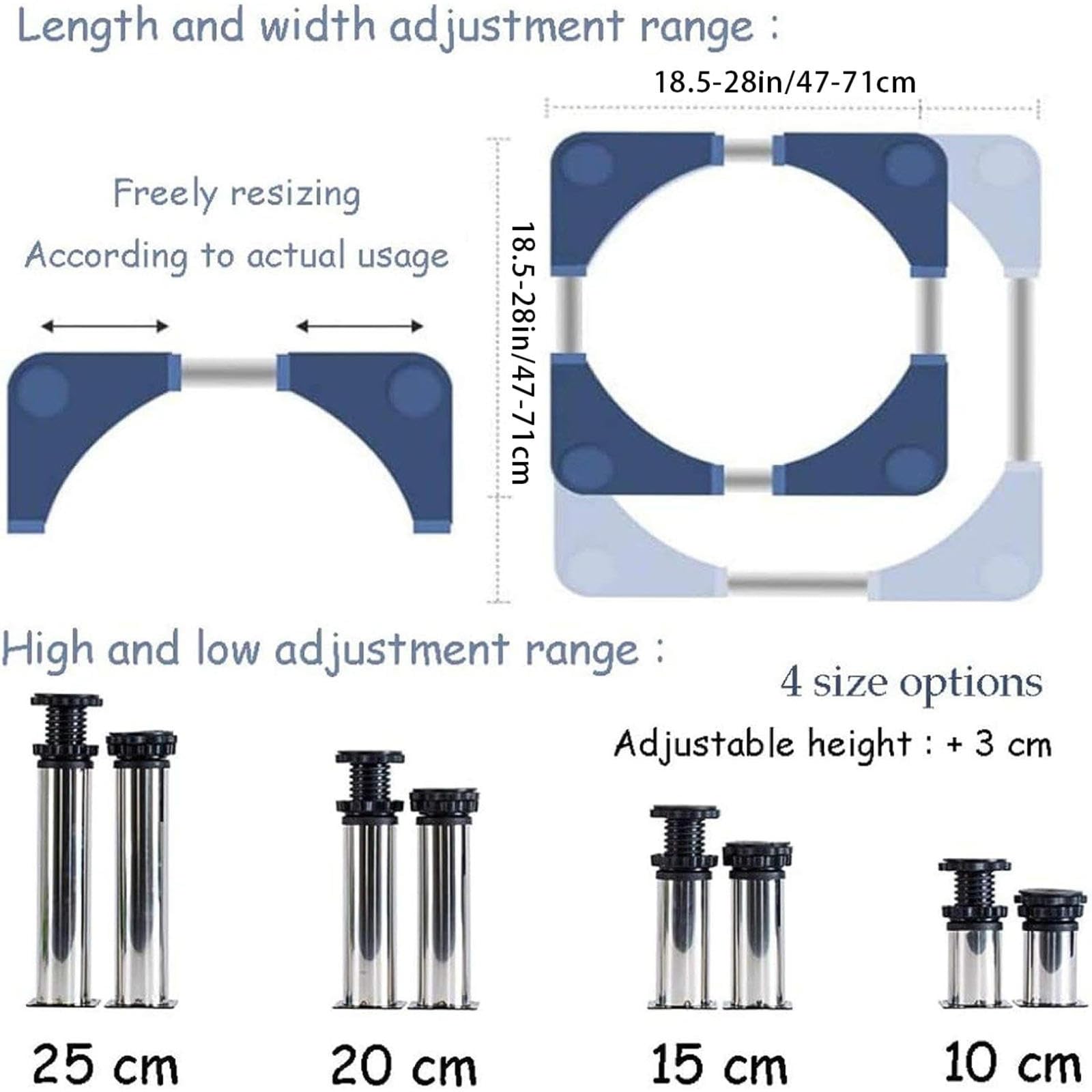 HAILM Universal Washer and Dryer Pedestal Stand - 28