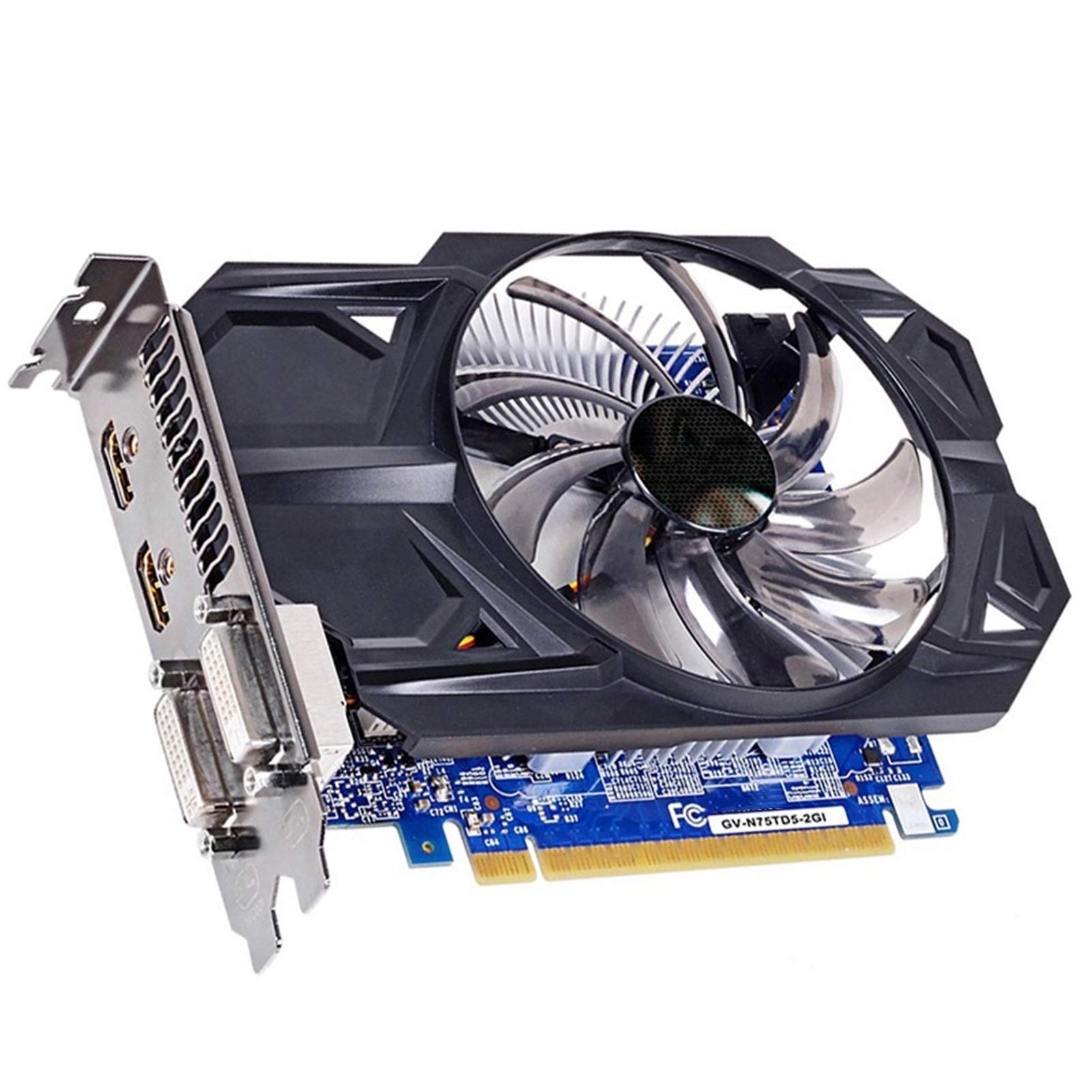 NVIDIA GeForce GTX 750 Ti 2GB GDDR5 128-Bit Graphics Card - Compatible with GIGABYTE GTX 750 Ti, PC Gaming Video Card with HDMI, DVI & VGA Ports for High Performance Gaming & 4K Video Editing