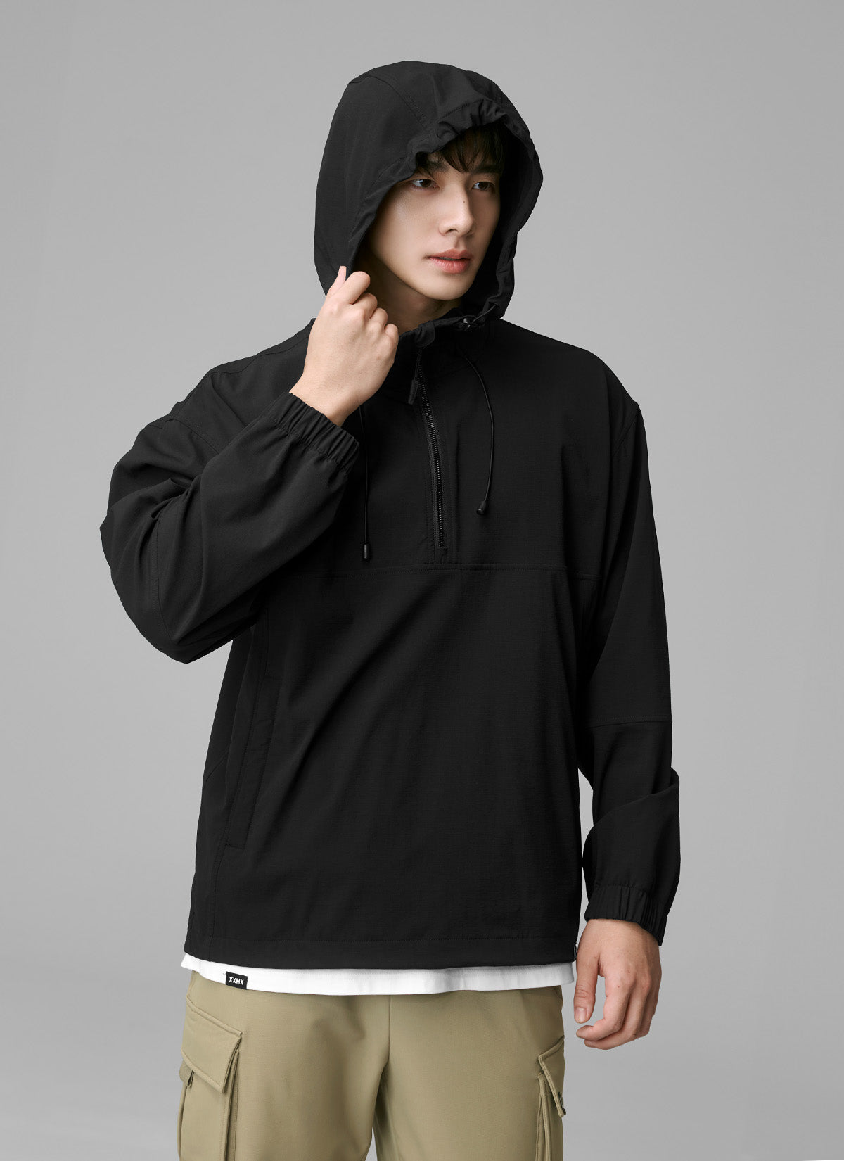 Rush Tension Hoodie Anorak Jacket - Lightweight Water-Resistant Pullover for Men & Women | Perfect for Hiking, Running & Outdoor Adventures