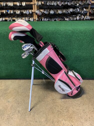 Tour Edge Bazooka HT MAX J Junior Golf Club Set - Right Handed 1W, FW, Hybrid, 7/8, 9/PW, SW & Putter - Perfect for Young Golfers Learning the Game | Ideal for Driving Range Practice & Junior Tournaments