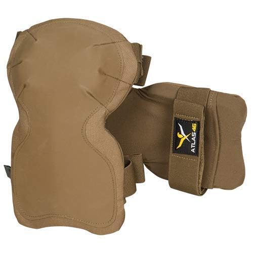 Atlas 46 24/7 Comfort-Tuff Knee Pads - Heavy Duty Work Knee Protection (Coyote, Small) - Ideal for Construction, Carpentry, and DIY Projects