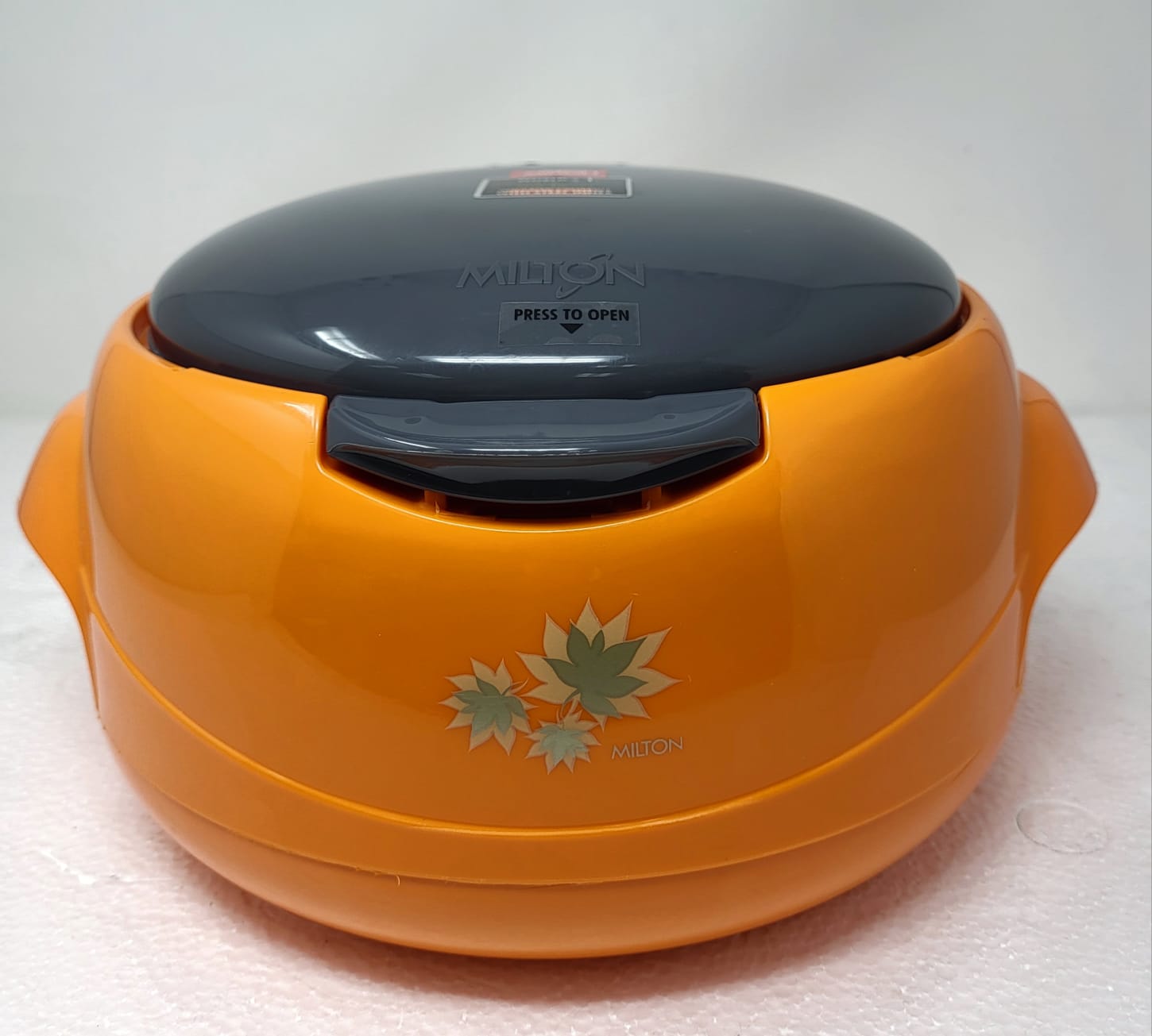 Milton Microwow One Touch 2500ml Stainless Steel Insulated Casserole Pot - Microwave & Oven Safe Food Warmer for Soups, Stews & Hot Pot Meals at Home or Office