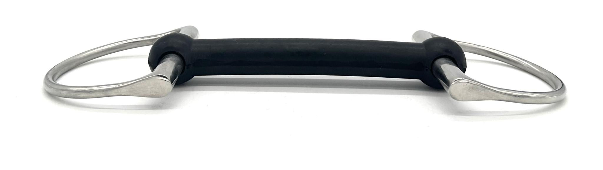 Jake Adams Soft Flexi Mouth Dee Bit - Comfortable & Durable Horse Bit for Gentle Training - Perfect for Dressage, Trail Riding & Western Riding