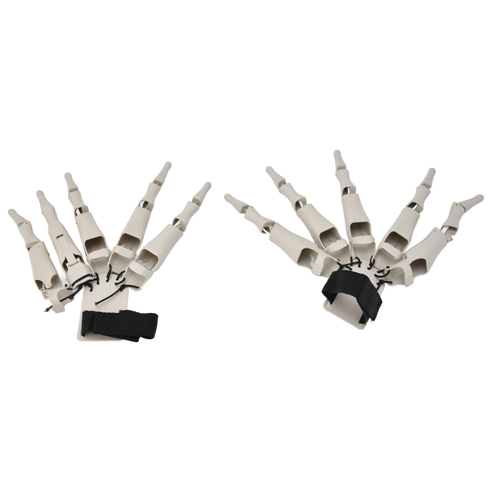 2 Pack Halloween Articulated Fingers - Scary Plastic Finger Extensions for Costumes | Creepy Halloween Decorations & Party Props | Perfect for Cosplay, Haunted Houses & Trick-or-Treating