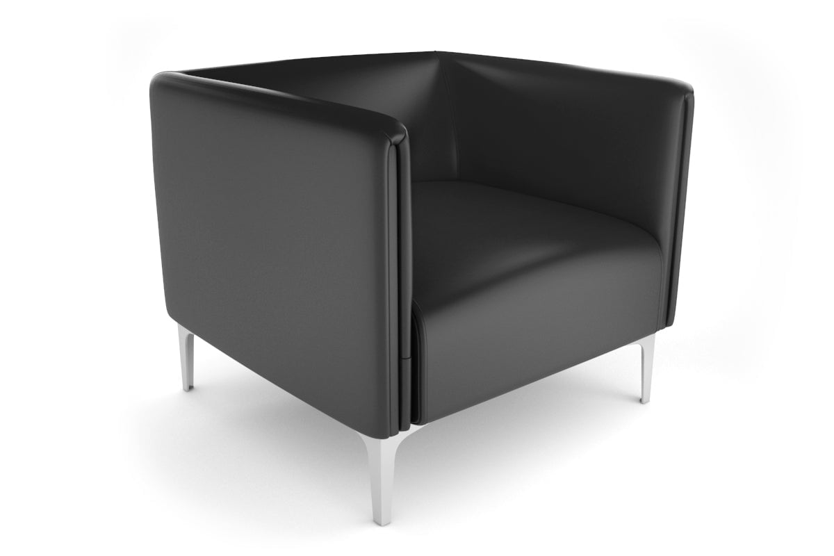 Drej 2.0 Lounge Chair with Square Arms - Modern Single Seater Sofa for Living Room, Bedroom or Office