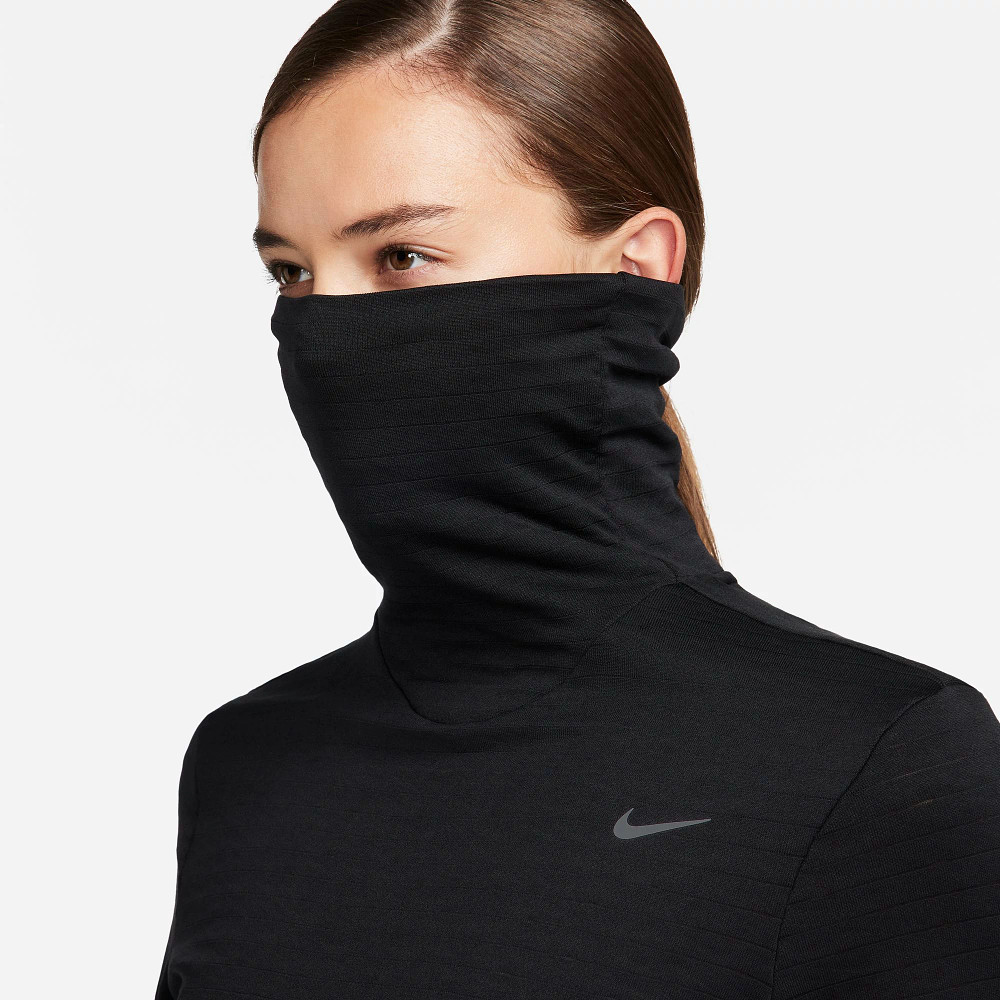 Nike Therma FIT Swift Element Turtleneck for Women - Thermal Long Sleeve Mock Neck Top for Running, Yoga & Winter Workouts