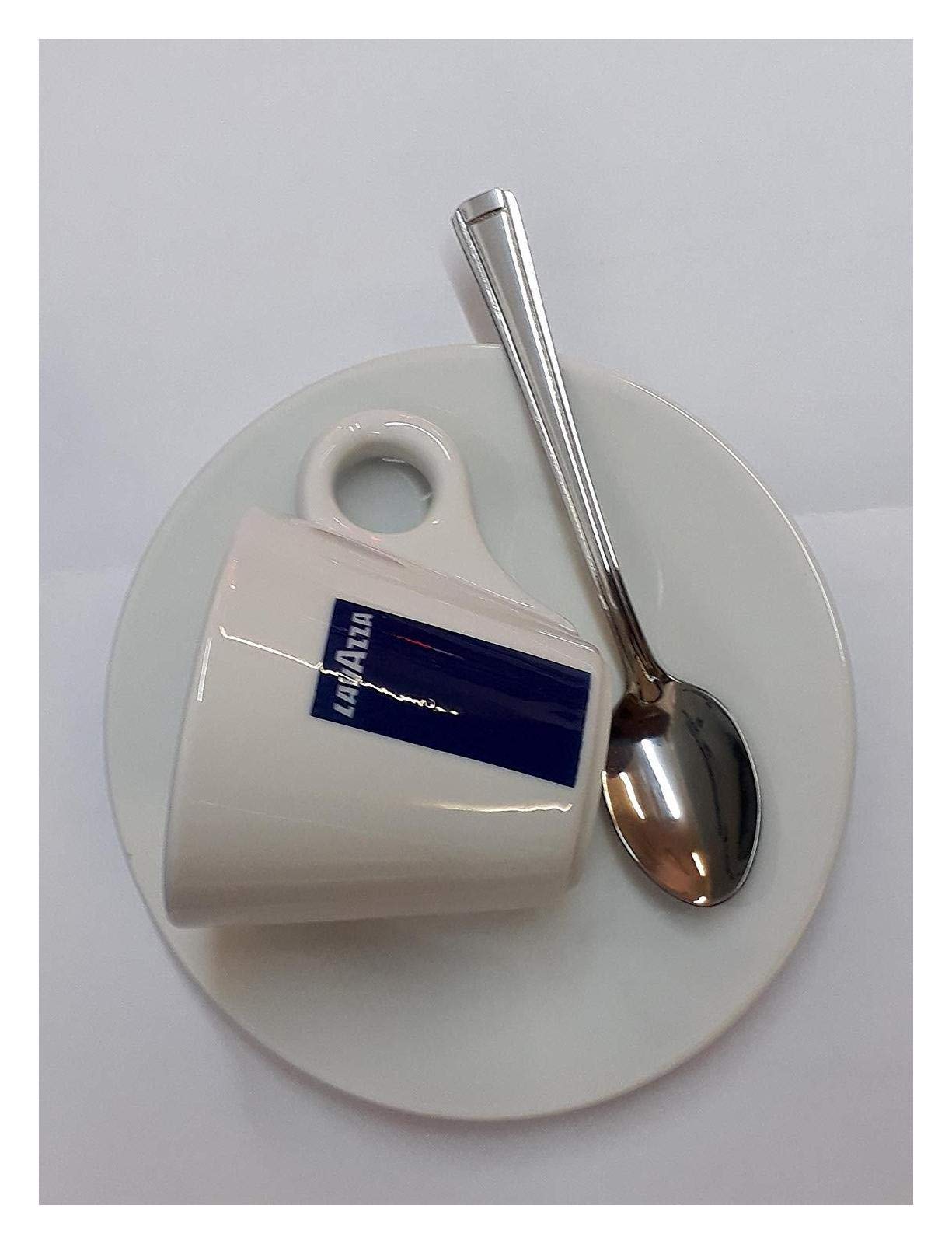 Holland Plastics Original 4-Piece Espresso Cup and Saucer Set - 75cc Capacity, 58mm Height - Perfect for Home Coffee Bars, Italian Restaurants & Gift Giving