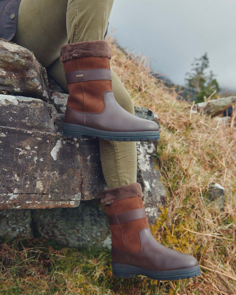 Dubarry Foxrock Waterproof Leather Country Boots for Women - Stylish & Durable Riding & Outdoor Boots for Equestrian, Hiking & Countryside Walking